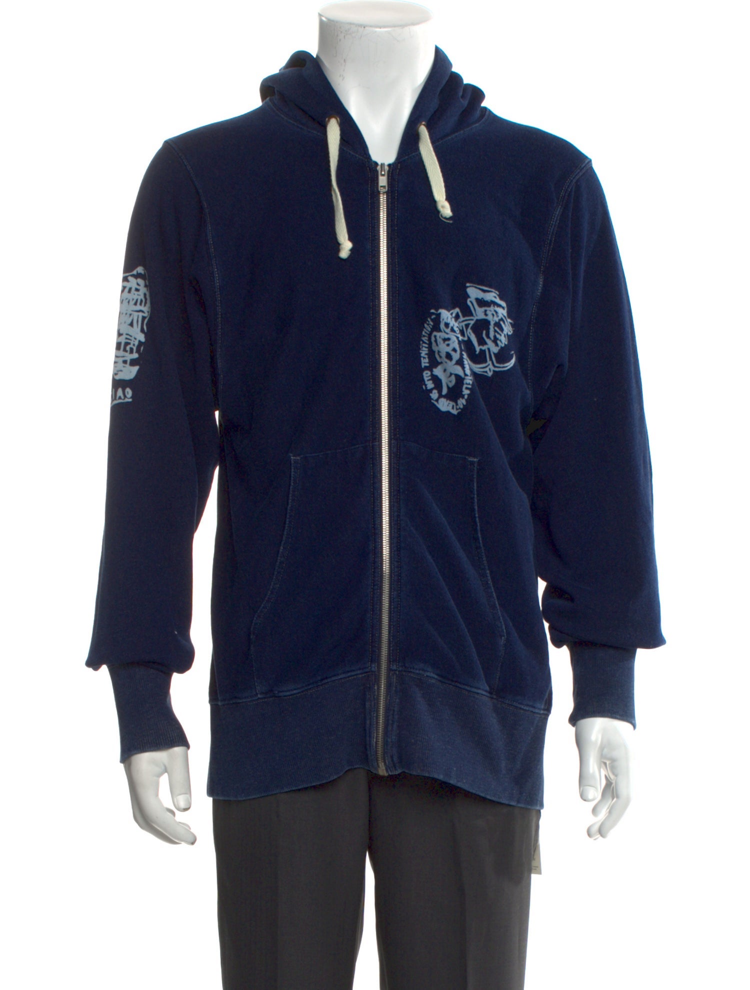 Maison Margiela Graphic Print Crew Neck Hoodie