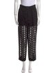 Maison Margiela Lace Pattern Straight Leg Pants