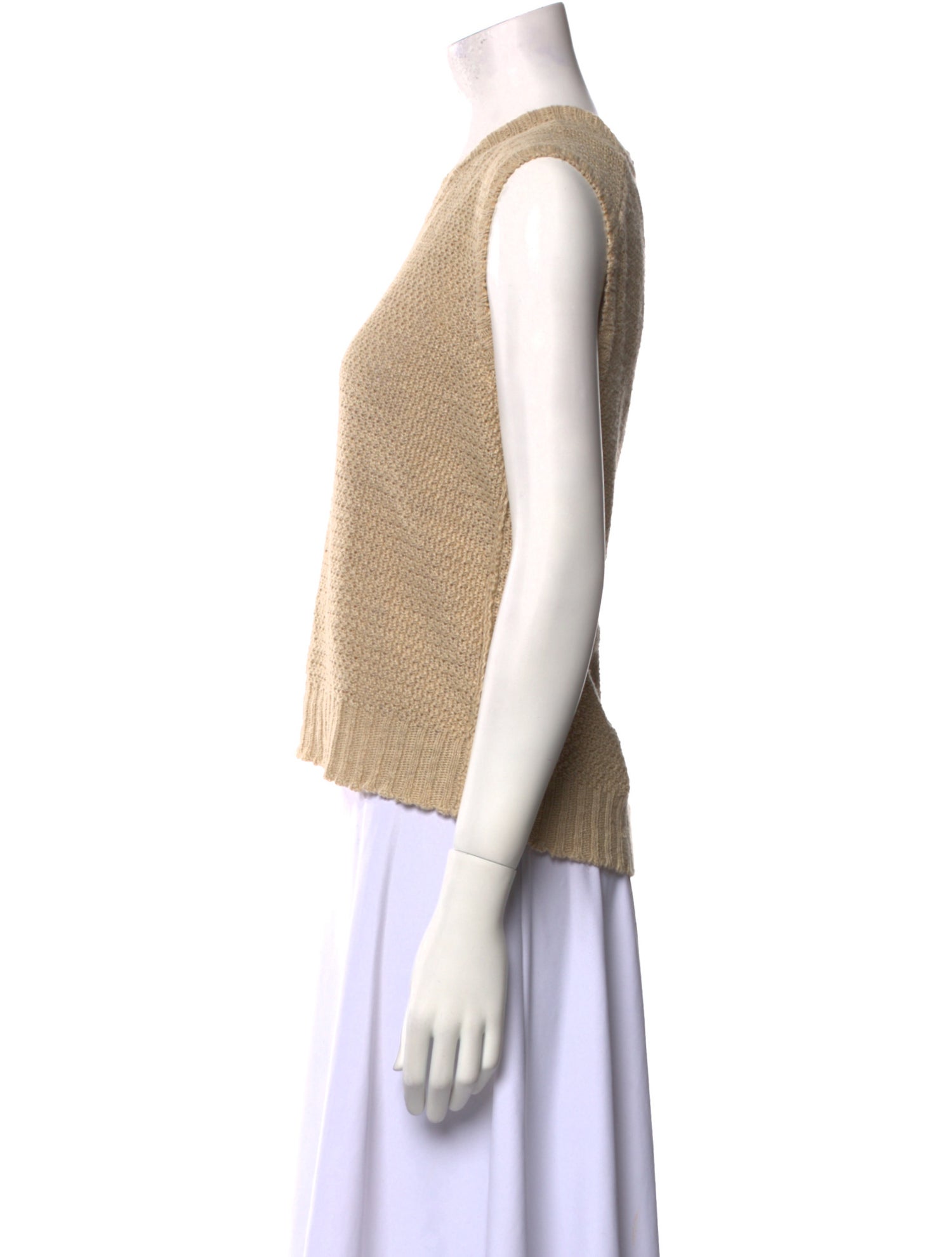 Maison Margiela Wool V-Neck Top