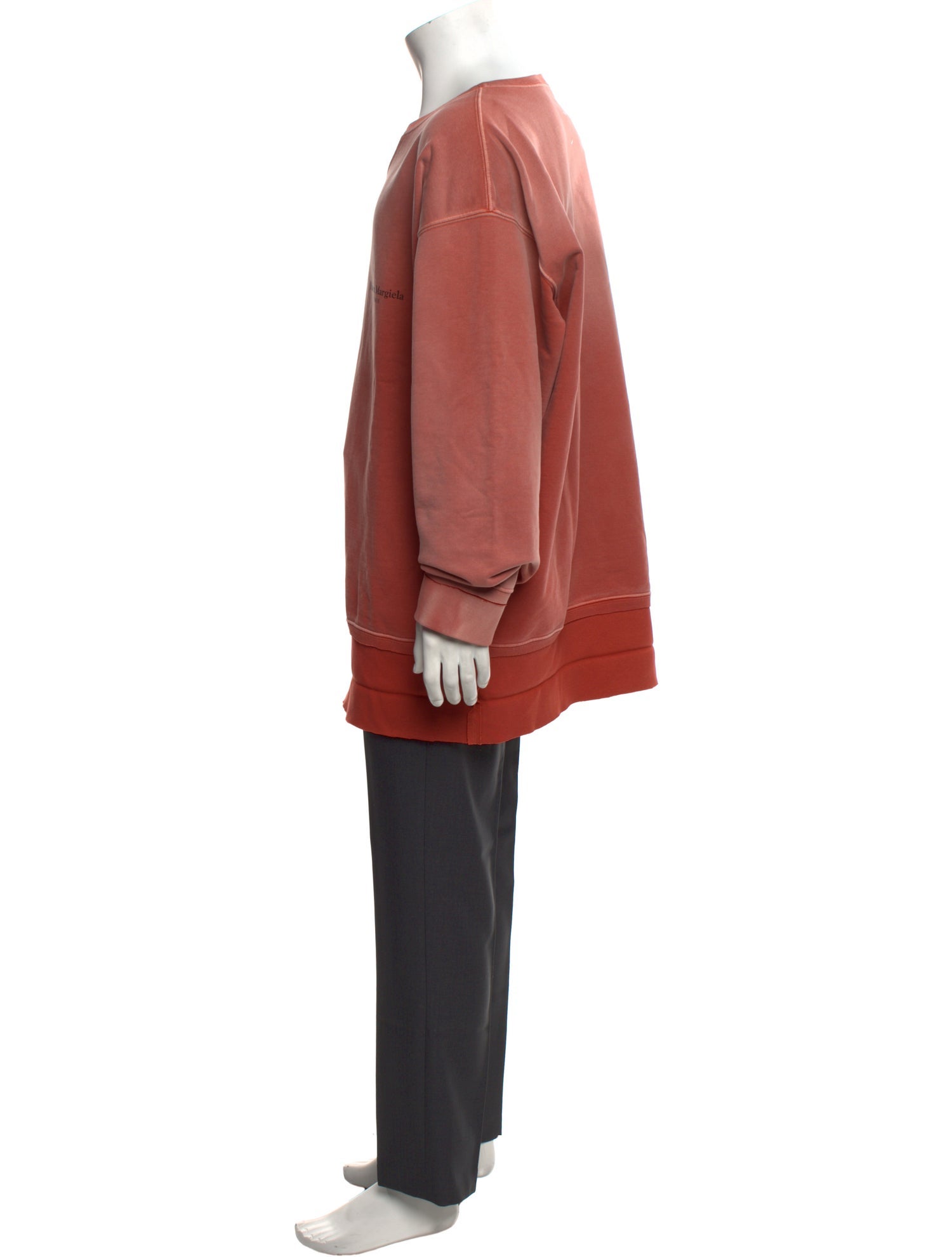 Maison Margiela Graphic Print Crew Neck Pullover