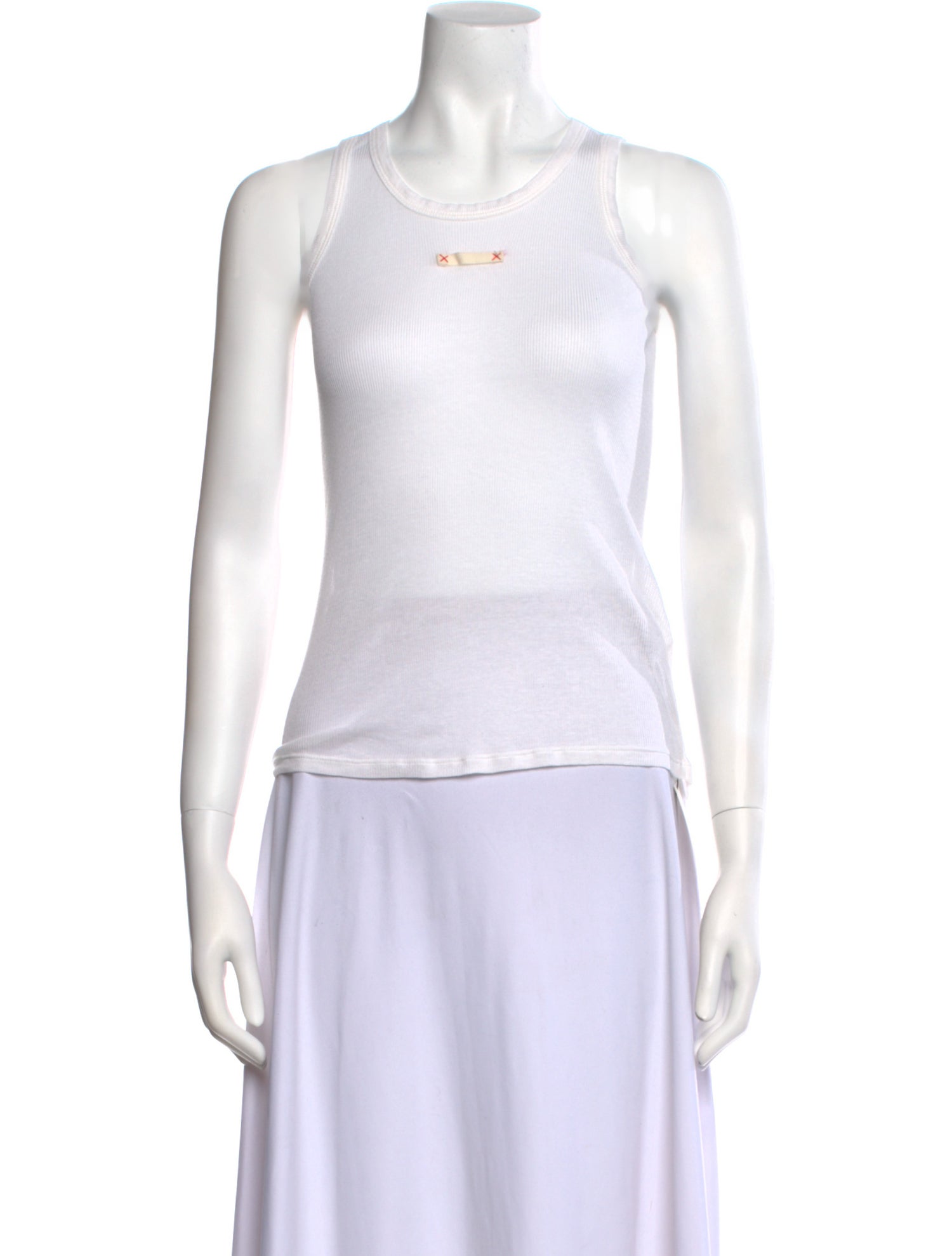 Maison Margiela Crew Neck Sleeveless Top