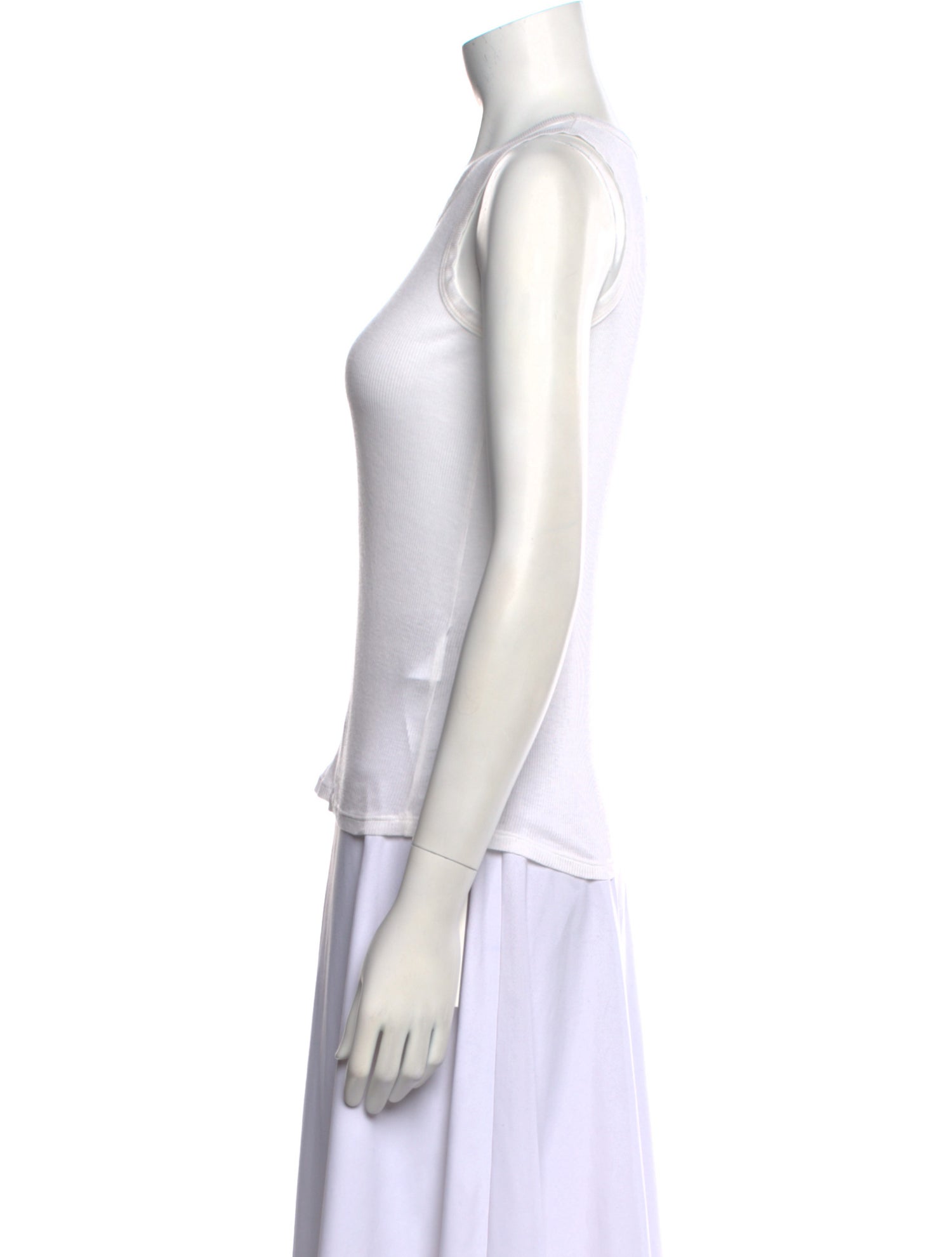 Maison Margiela Crew Neck Sleeveless Top