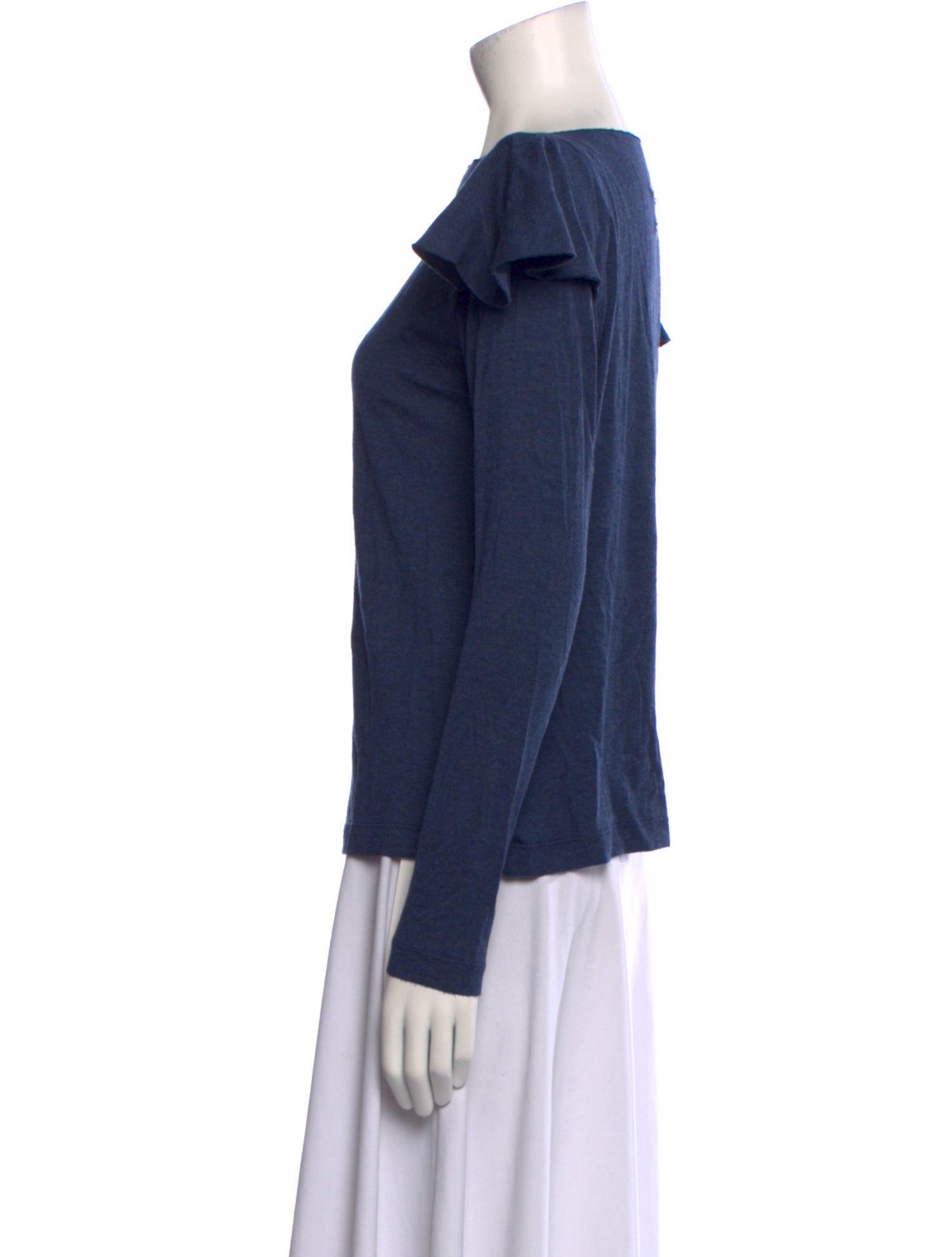 Maison Margiela Bateau Neckline Long Sleeve Top