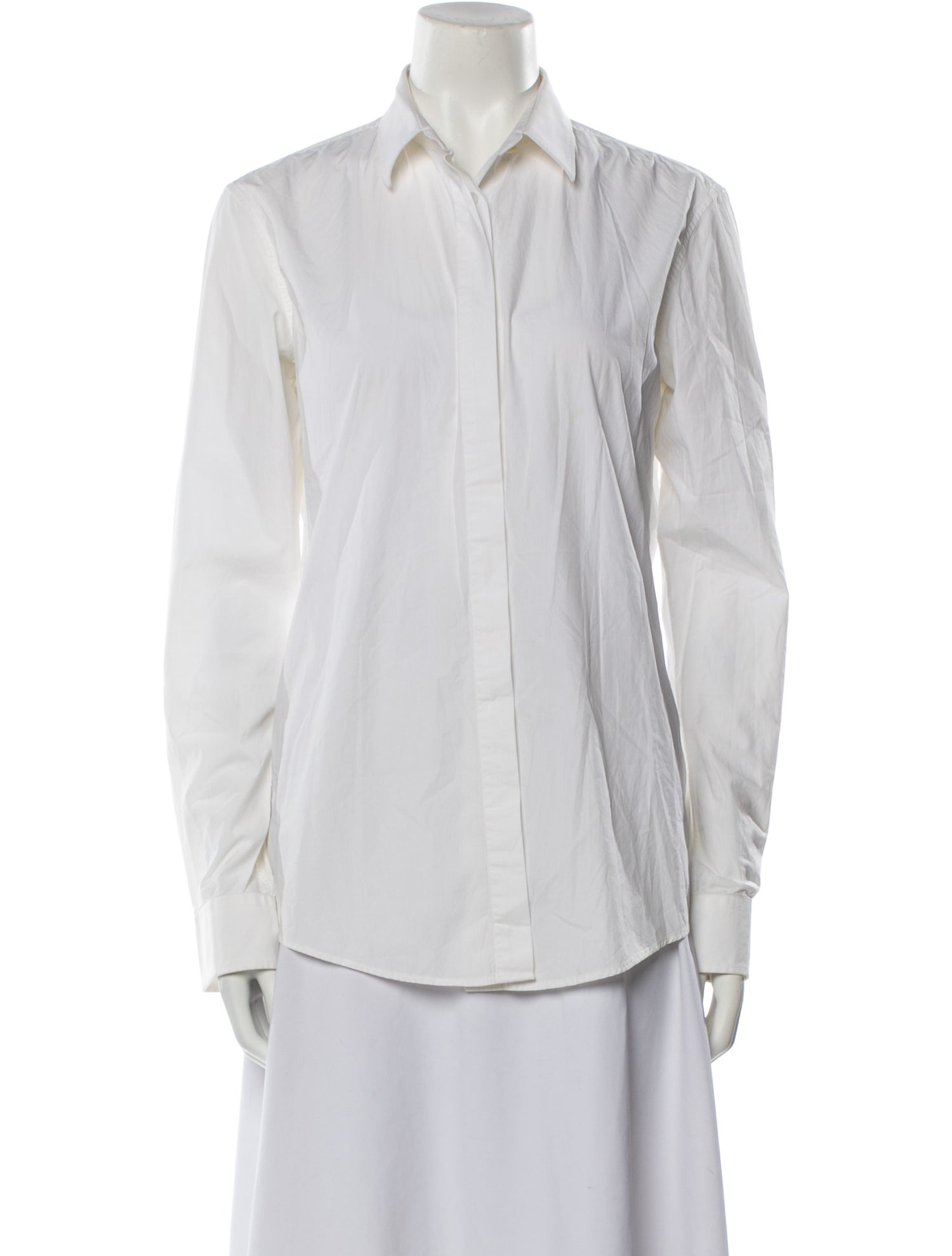 Maison Margiela Long Sleeve Button-Up Top