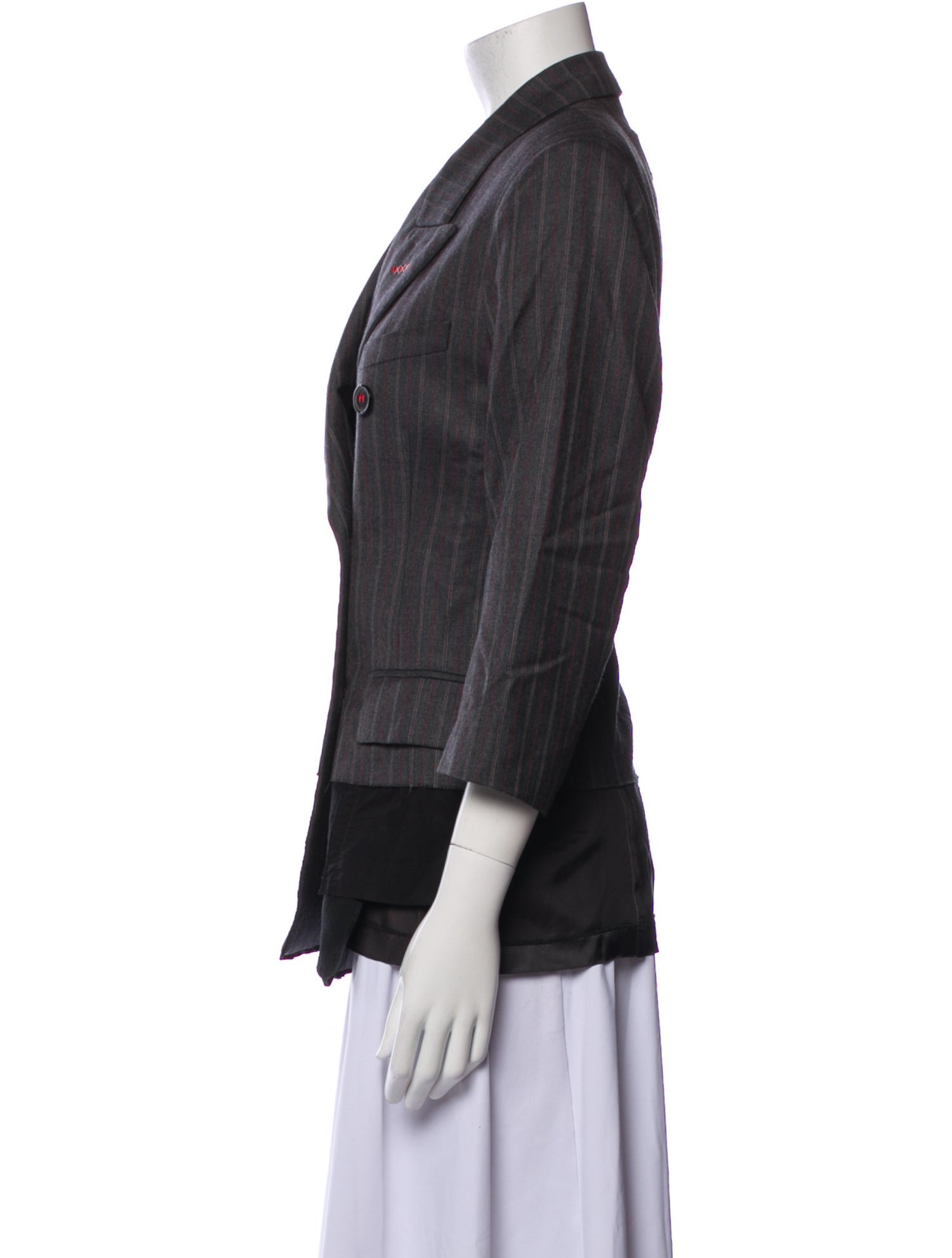 Maison Margiela Wool Striped Blazer