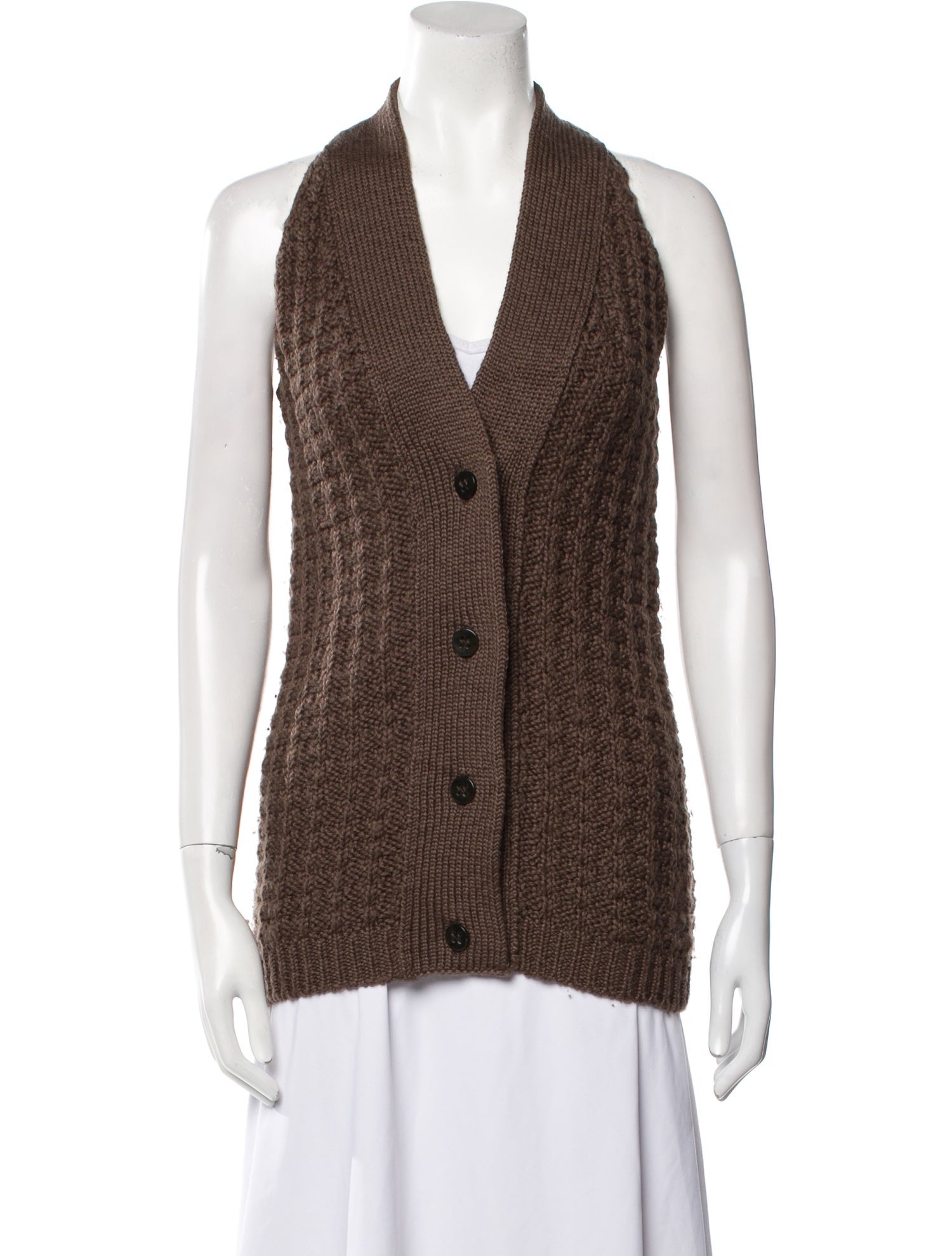 Maison Margiela Wool V-Neck Sweater