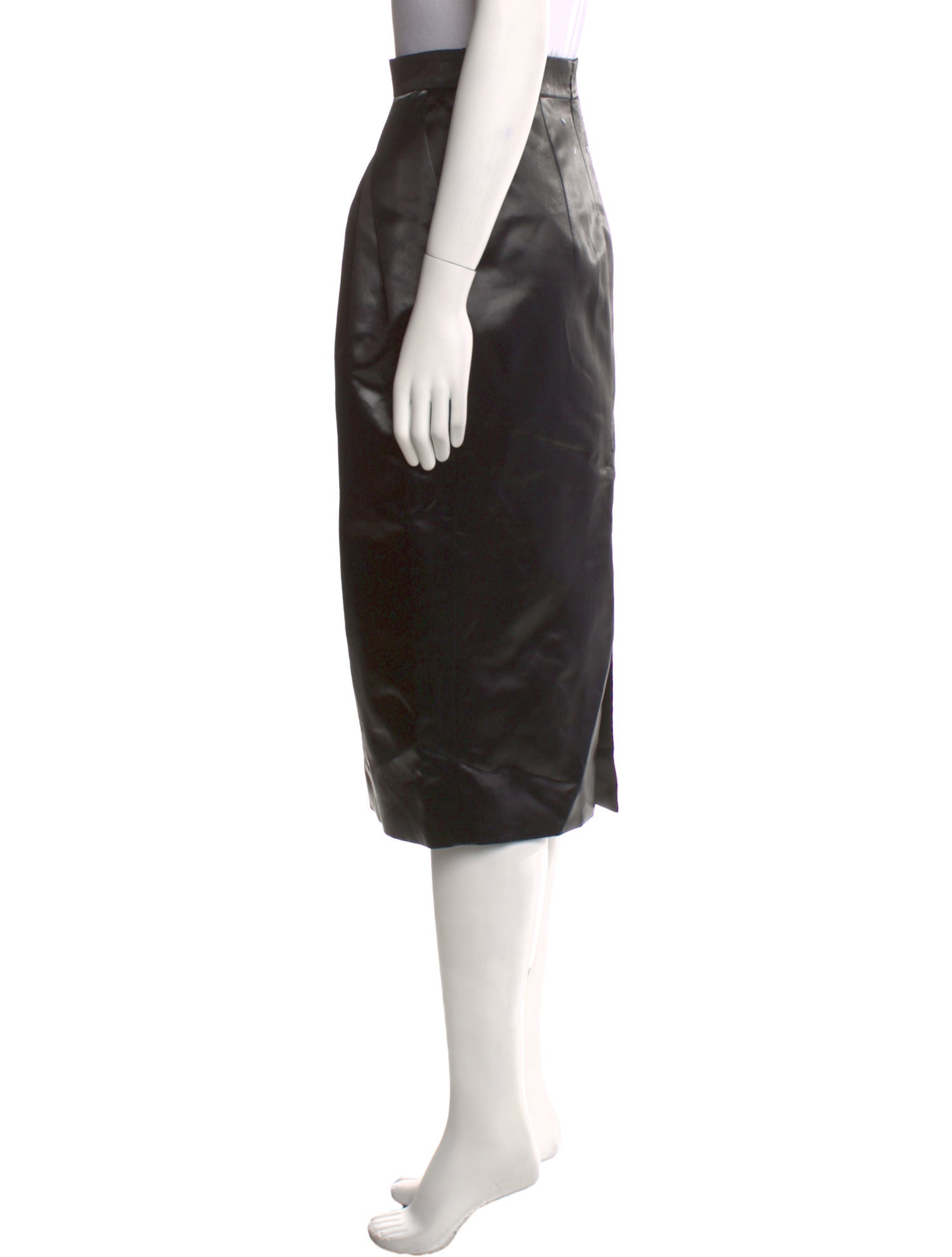 Maison Margiela Ruffle Embellishment Midi Length Skirt