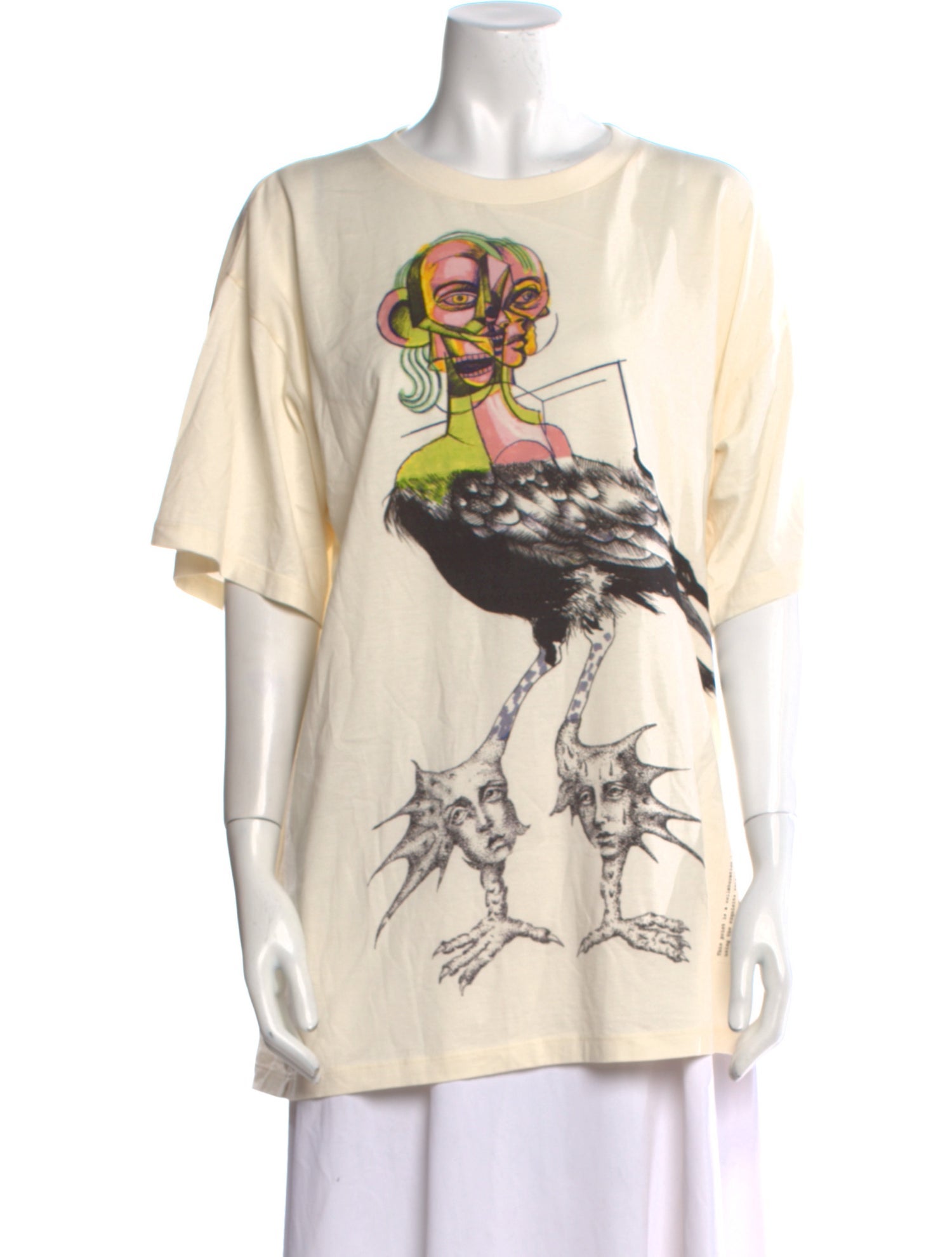 Maison Margiela Graphic Print Crew Neck T-Shirt w/ Tags