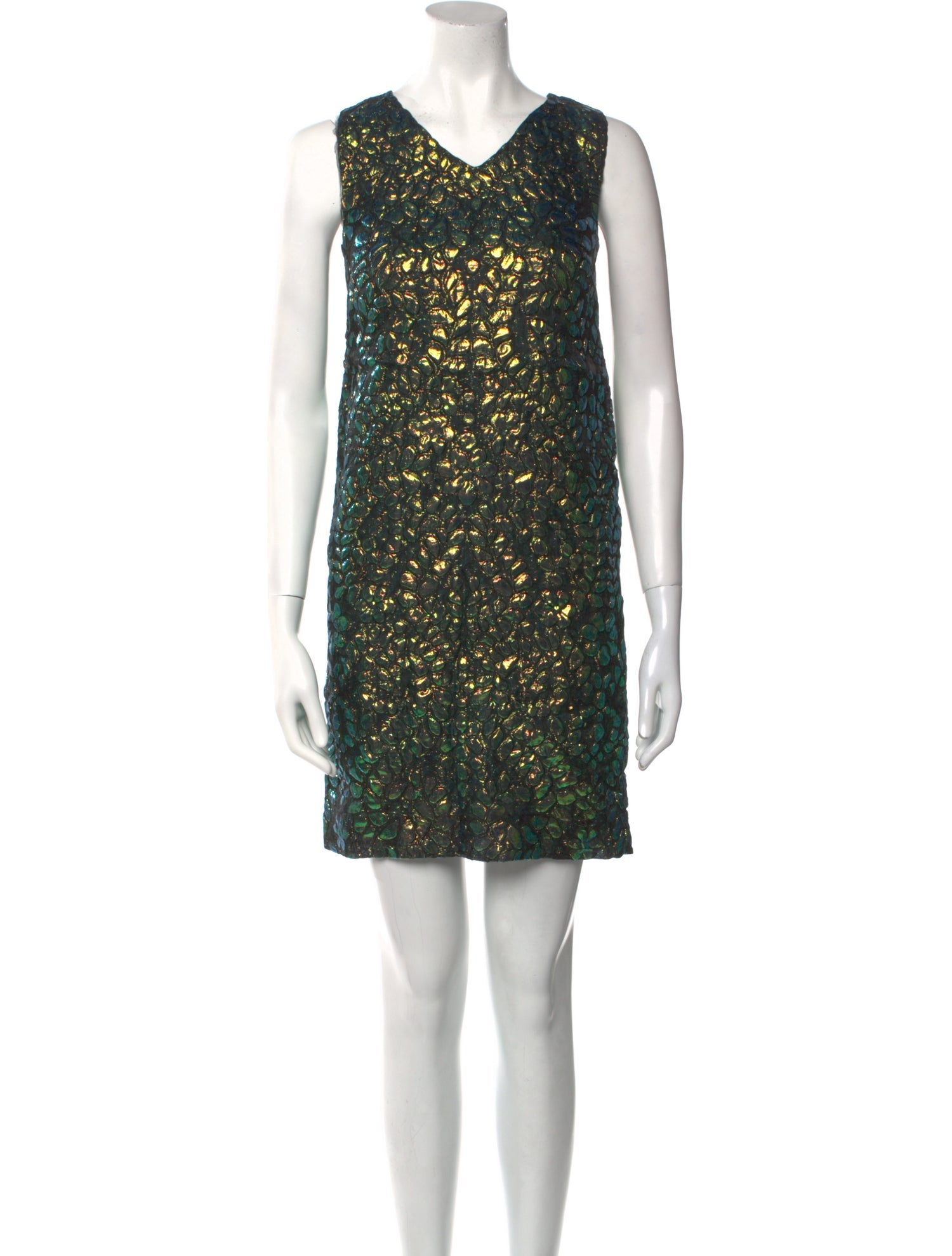 Maison Margiela V-Neck Mini Dress