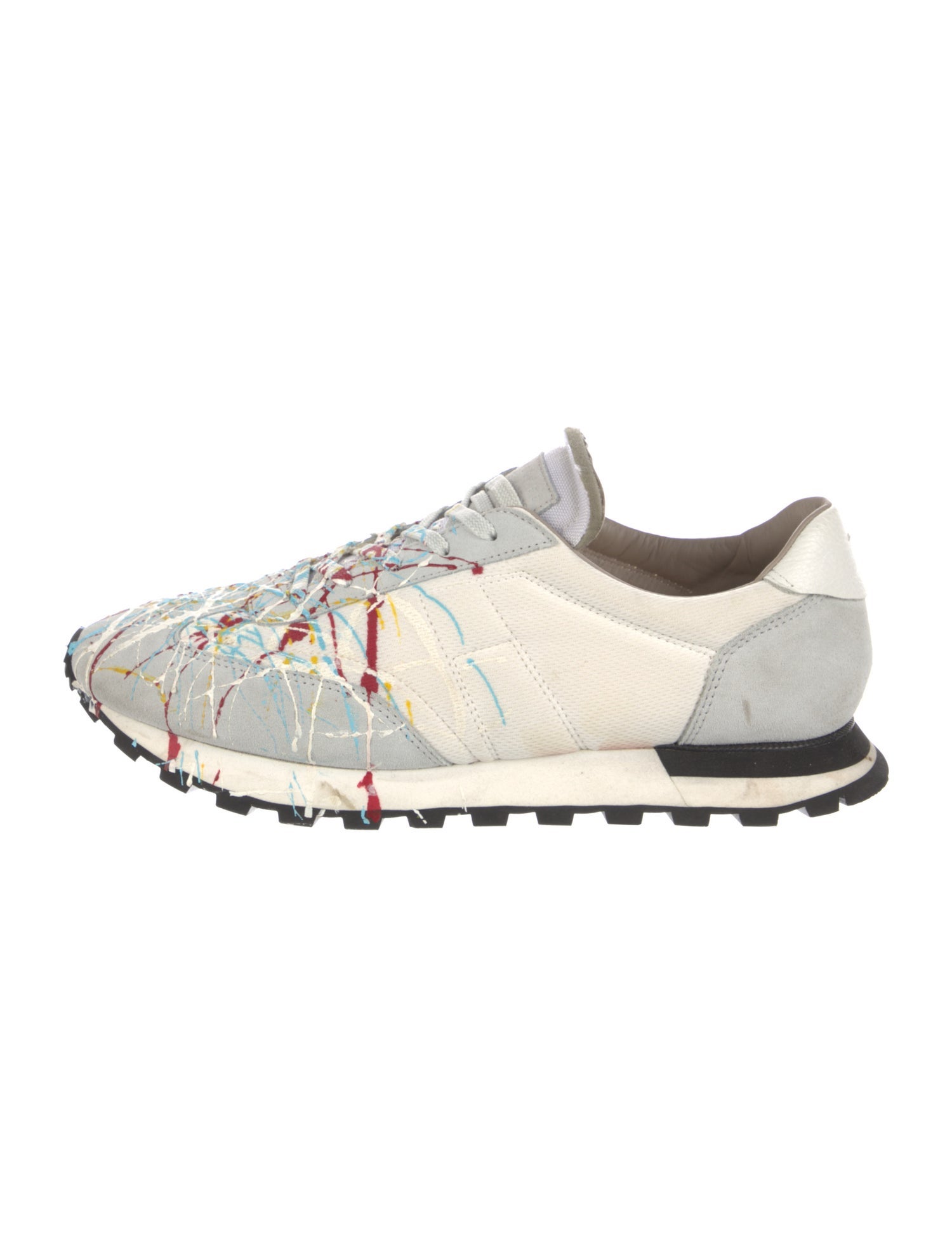 Maison Margiela Replica Paint Splatter Sneakers - Red
