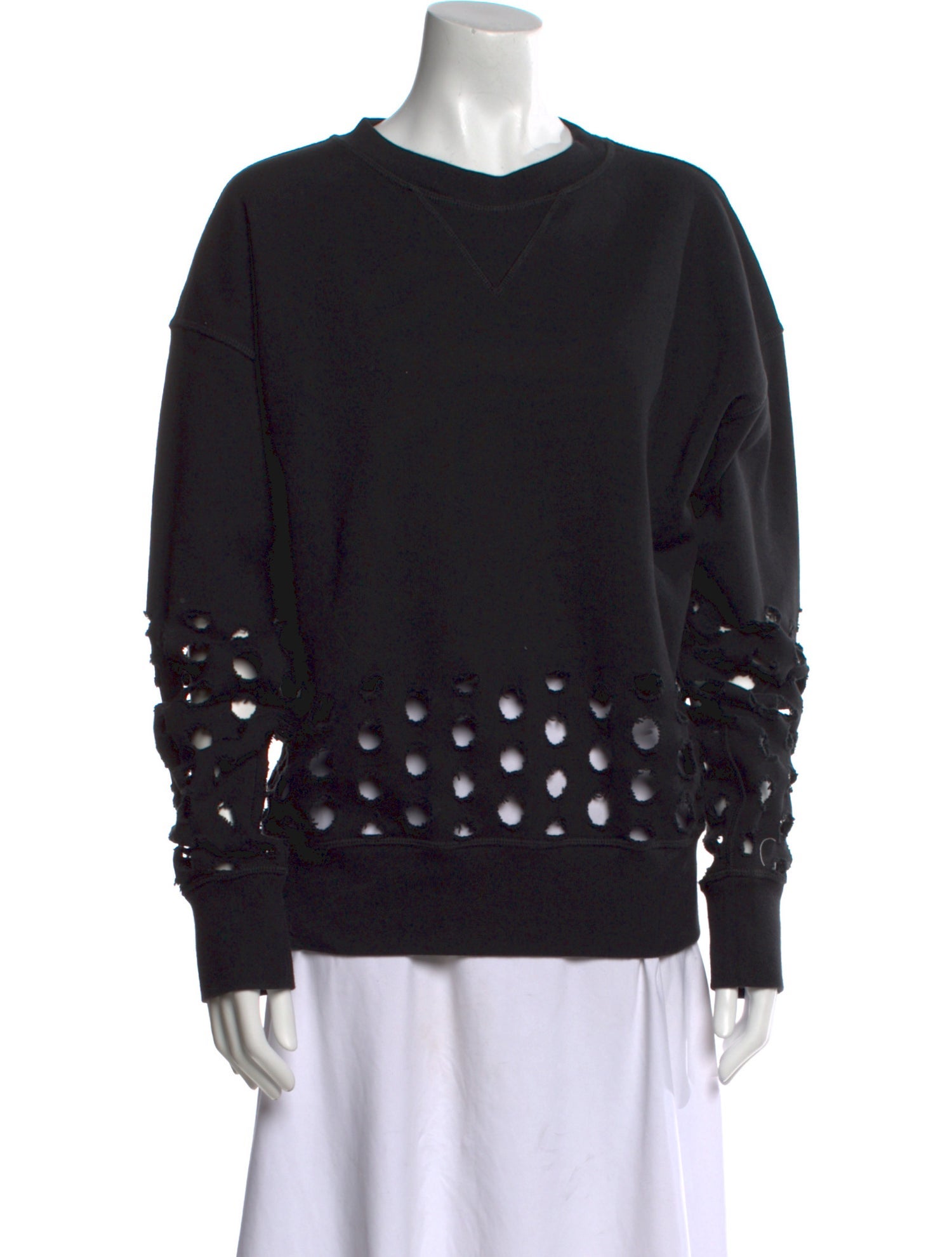 Maison Margiela Crew Neck Long Sleeve Sweatshirt