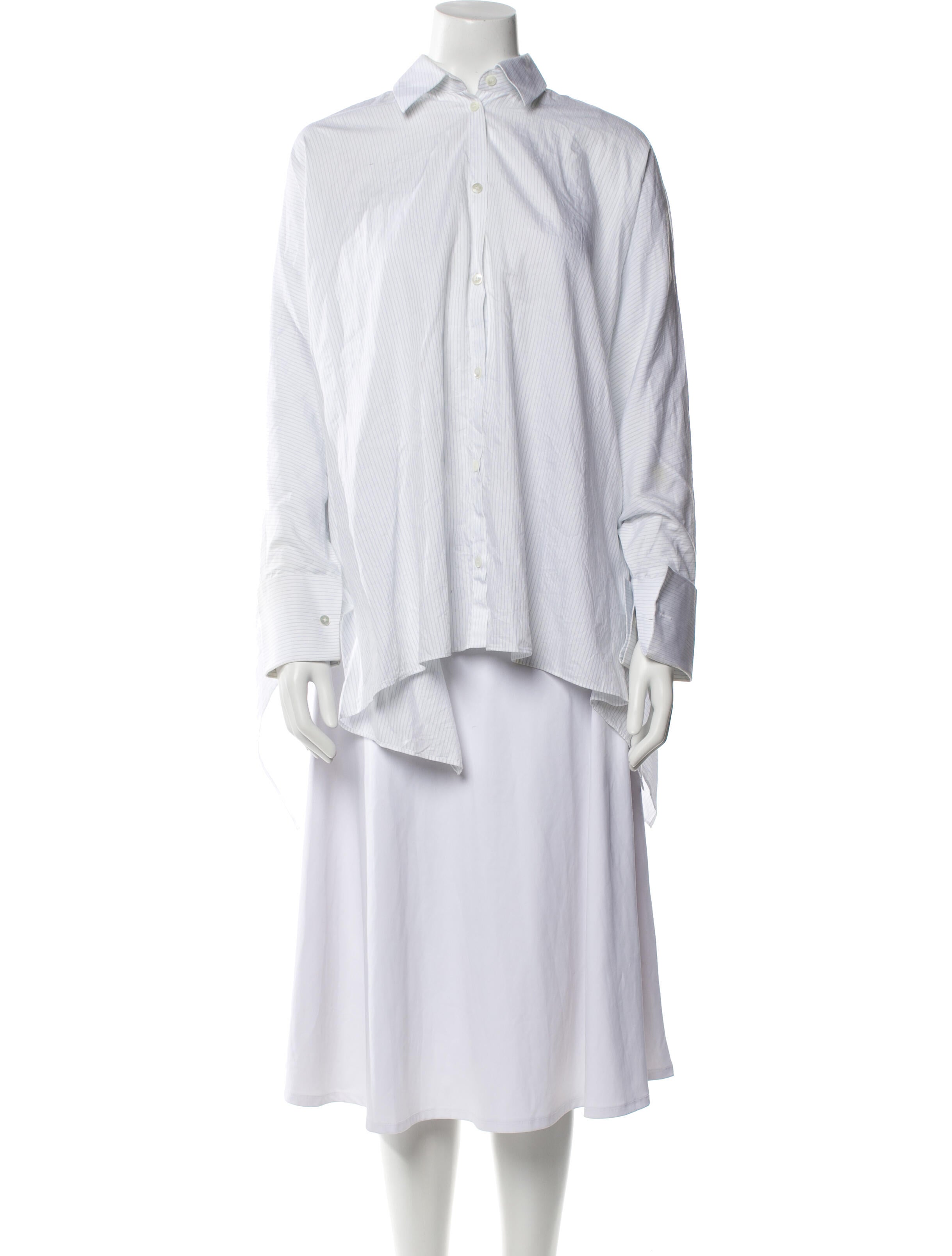 Maison Margiela 2019 Striped Button-Up Top
