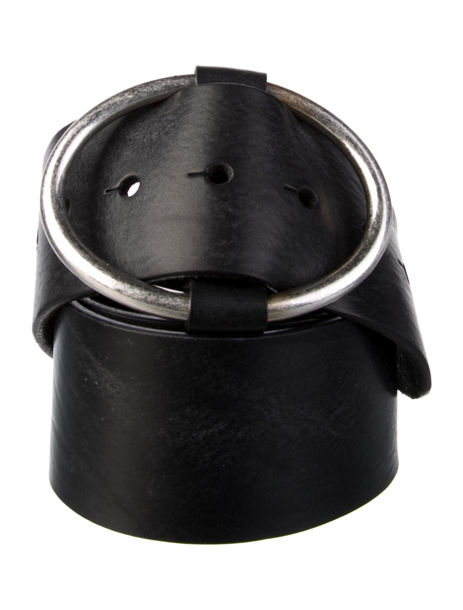 MHL by Margaret Howell Leather Belt - Black Belts