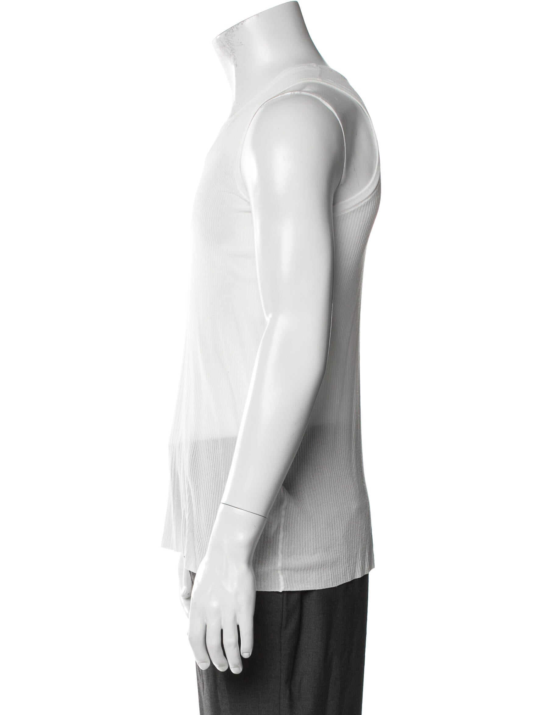 Maison Margiela Scoop Neck Sleeveless T-Shirt w/ Tags