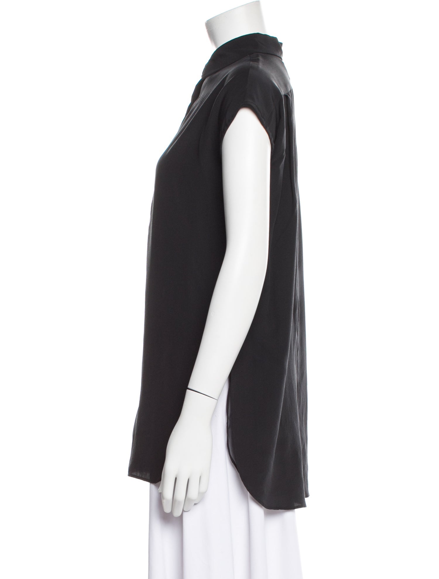 Maison Martin Margiela 2015 Silk Button-Up Top