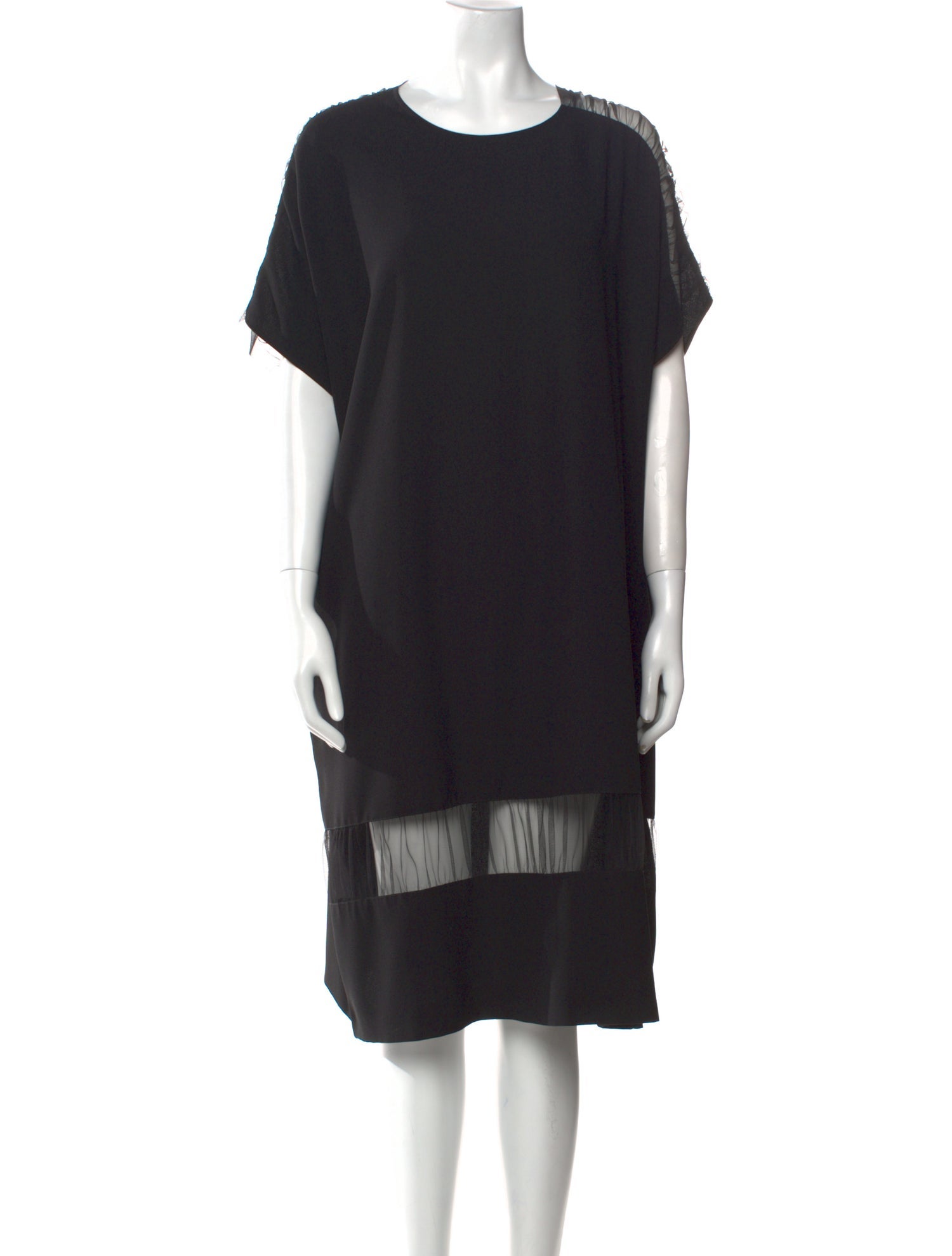 Maison Margiela Crew Neck Knee-Length Dress