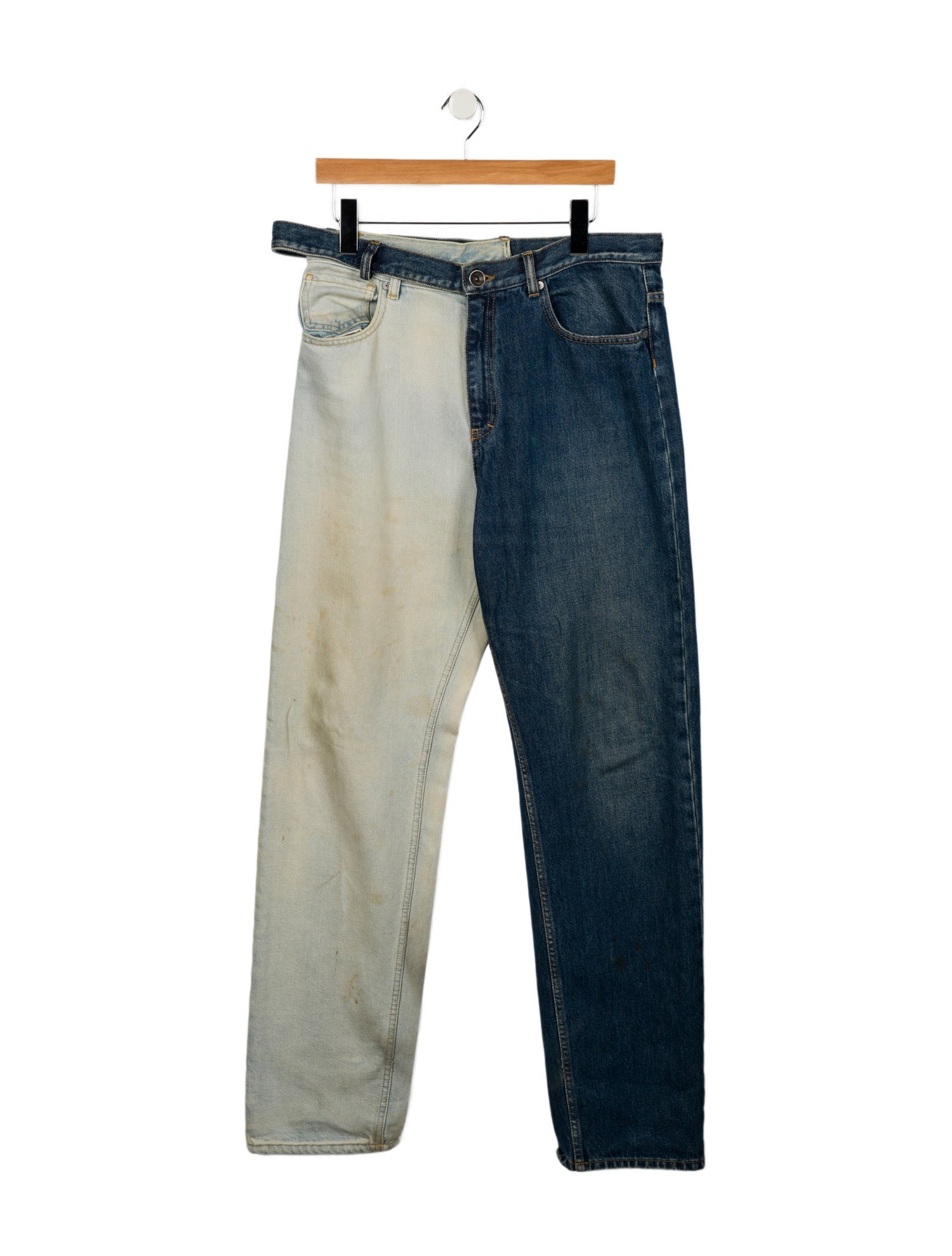 Maison Margiela High-Rise Straight Leg Jeans