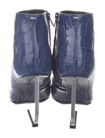 Maison Margiela Crocodile Printed Boots