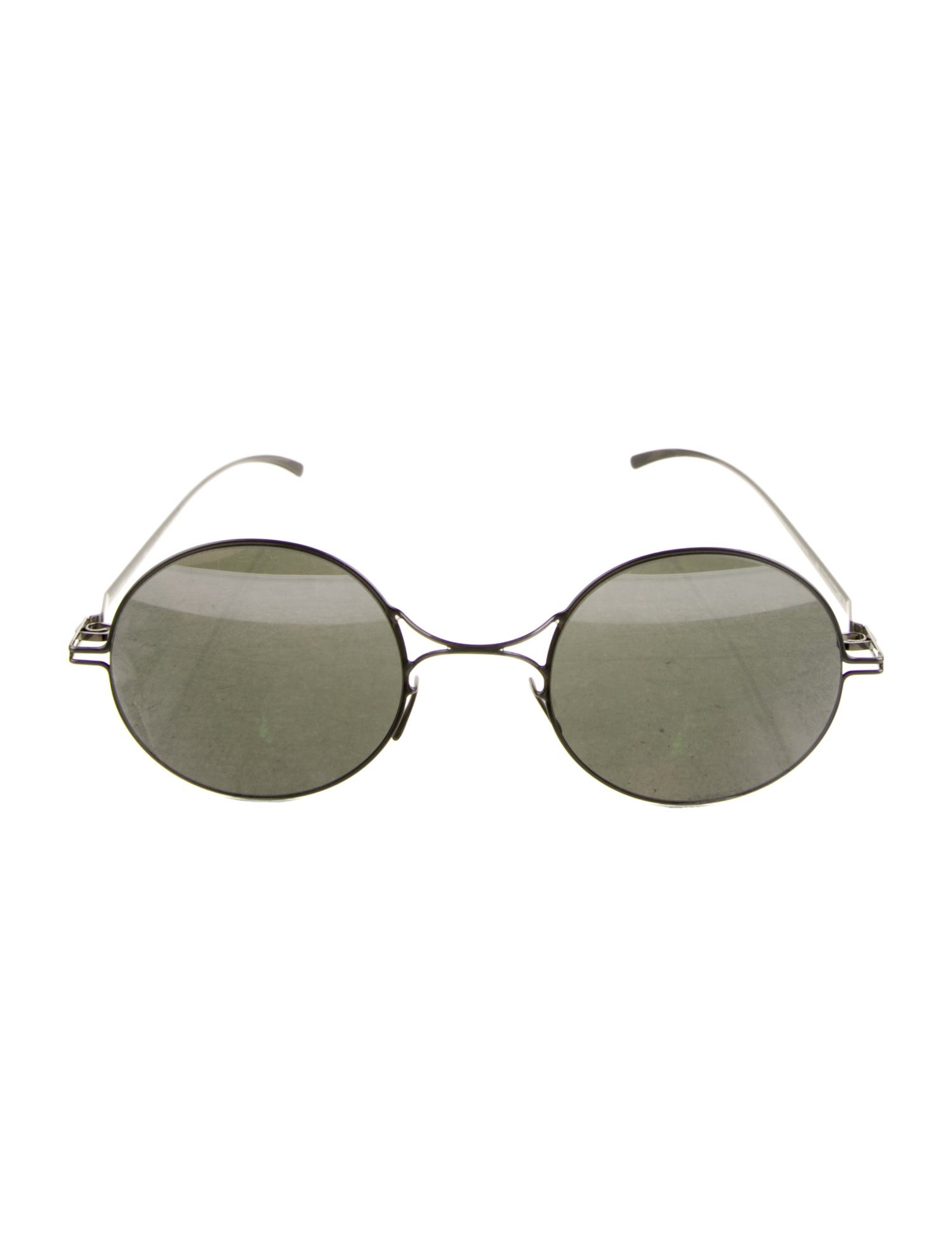 Maison Margiela Round Mirrored Sunglasses