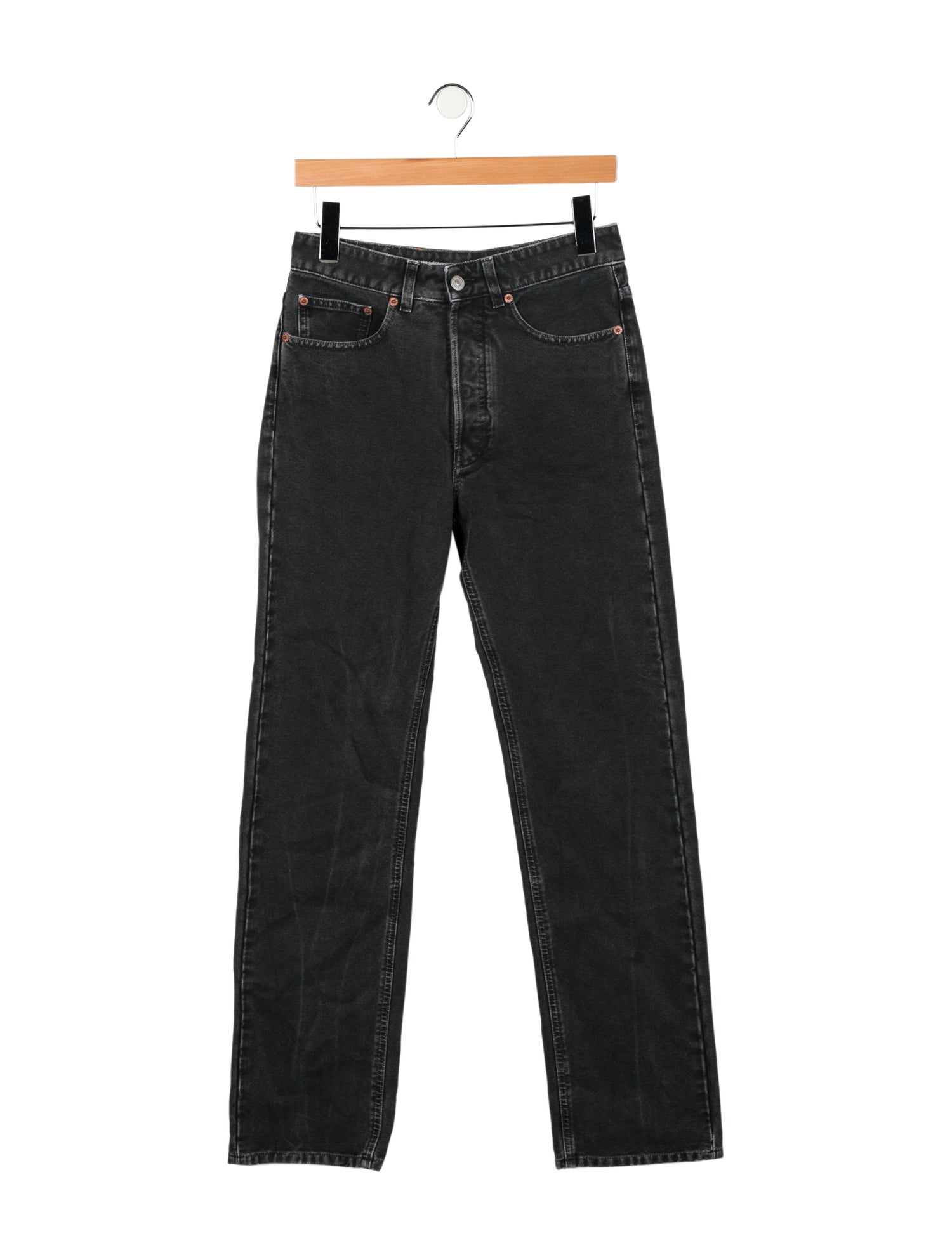 Maison Margiela High-Rise Straight Leg Jeans