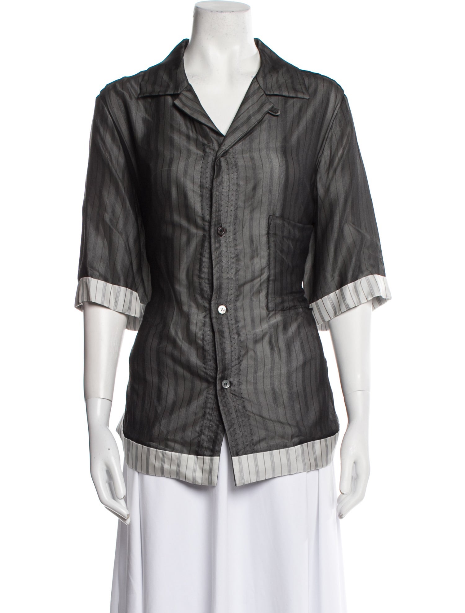 Maison Margiela 2021 Striped Shirt