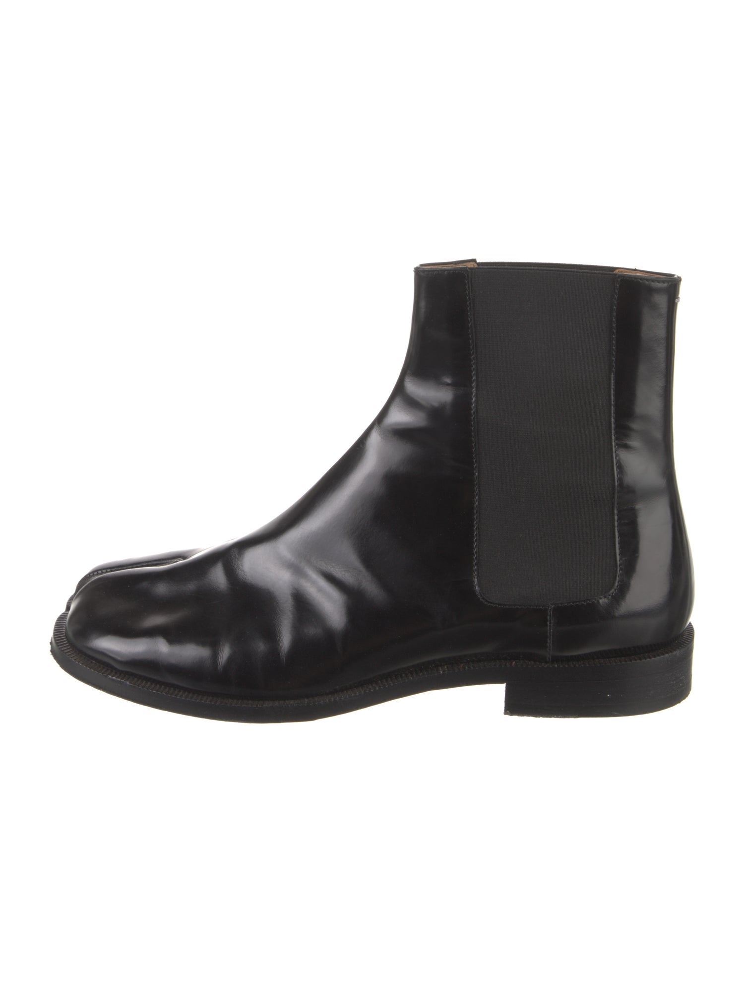 Maison Margiela Leather Tabi Chelsea Boots