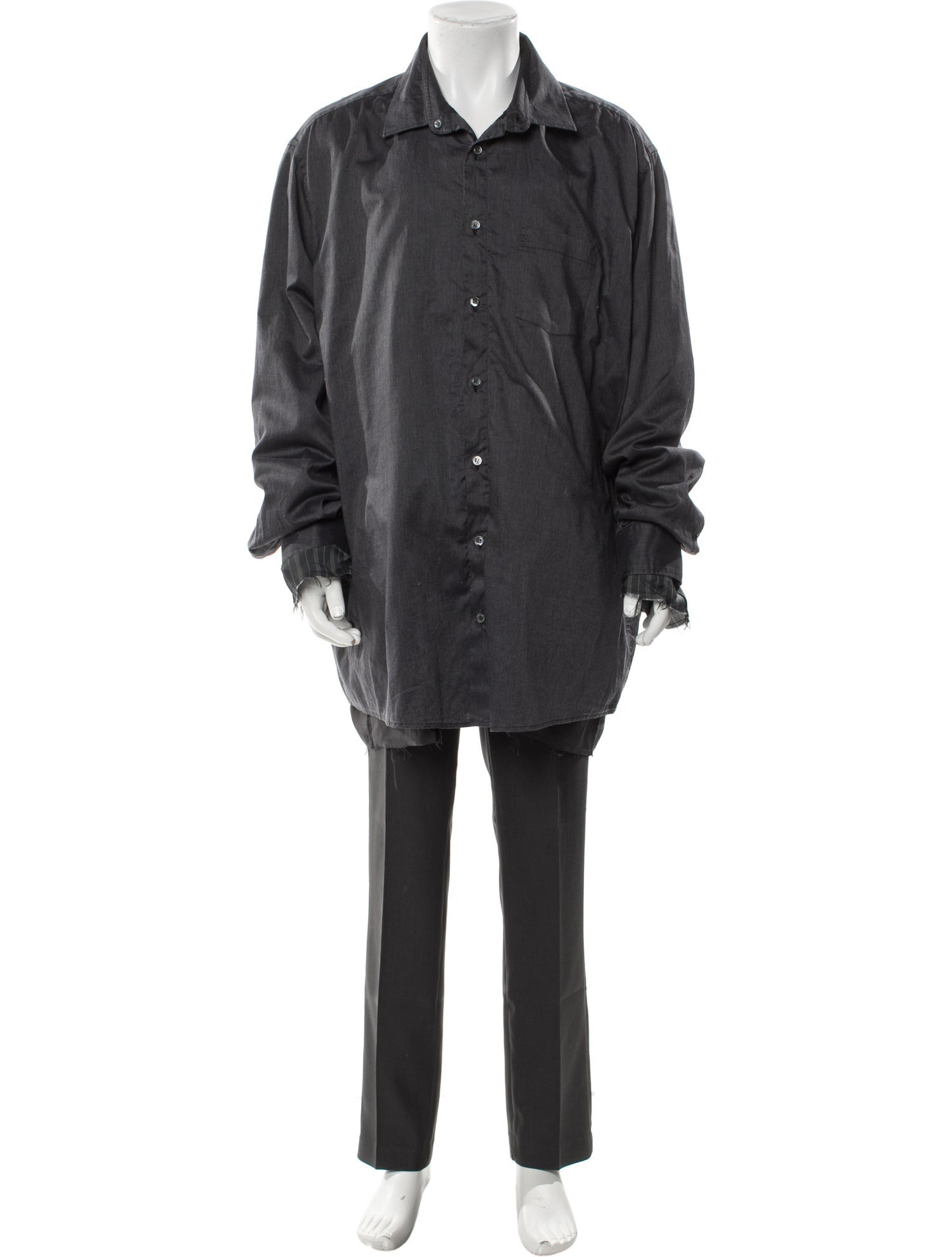 Maison Margiela 2025 Reversible Deconstructed Shirt Parka