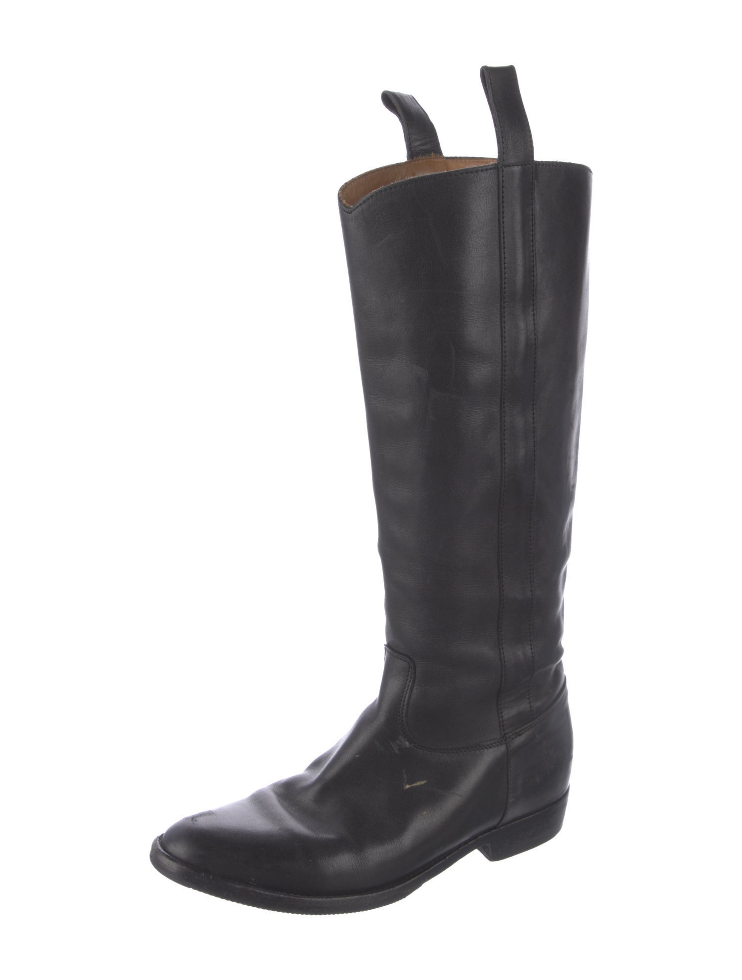 Maison Margiela Leather Riding Boots