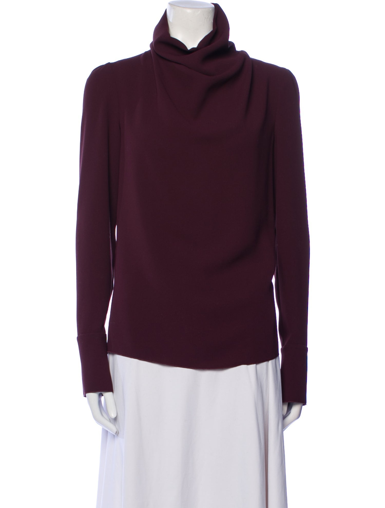 Maison Margiela Cowl Neck Long Sleeve Top