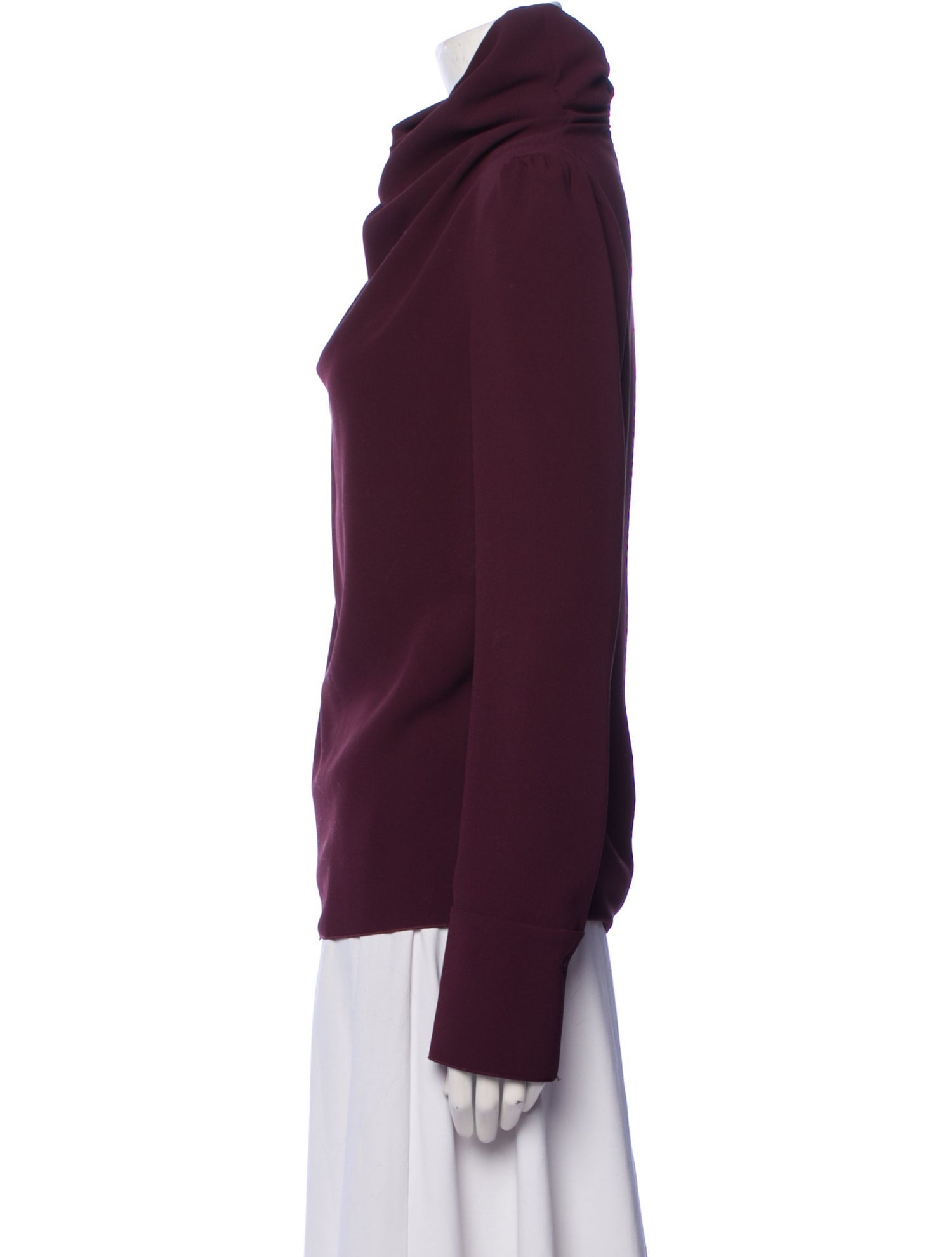 Maison Margiela Cowl Neck Long Sleeve Top