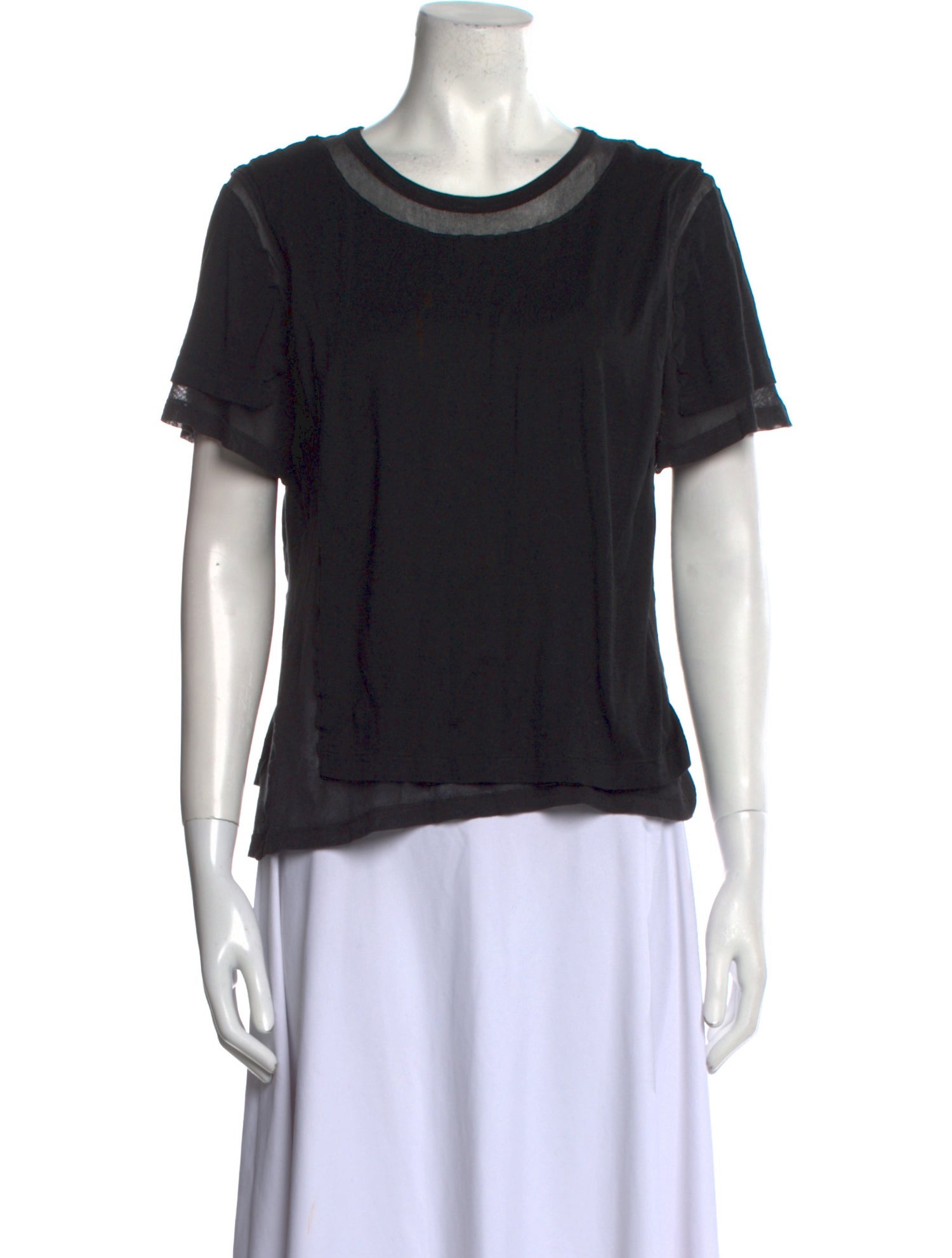 Maison Margiela Scoop Neck Short Sleeve T-Shirt