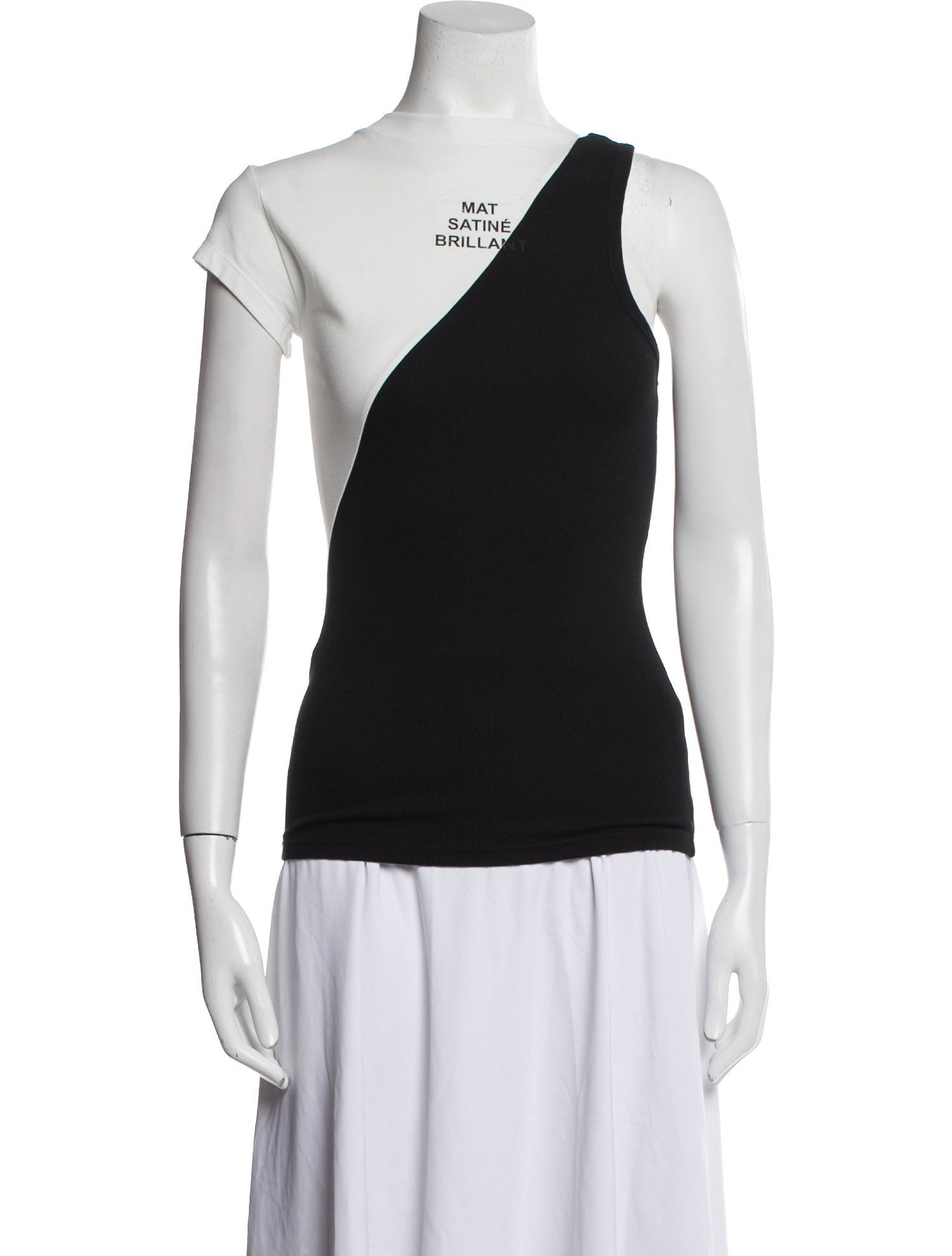 MM6 Maison Margiela 2024 Colorblock Pattern Top