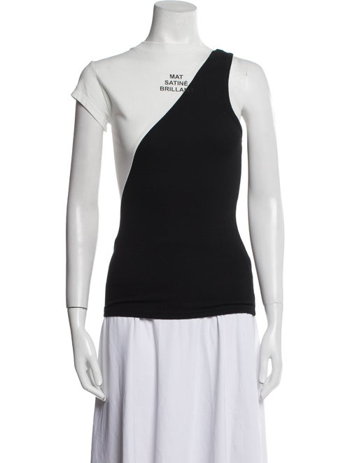 MM6 Maison Margiela 2024 Colorblock Pattern Top