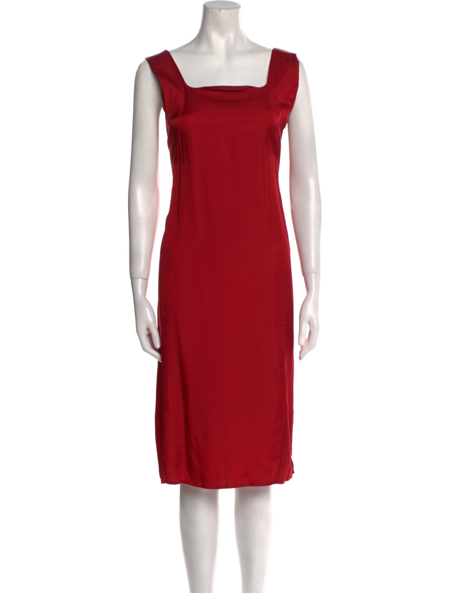 Maison Margiela Square Neckline Midi Length Dress