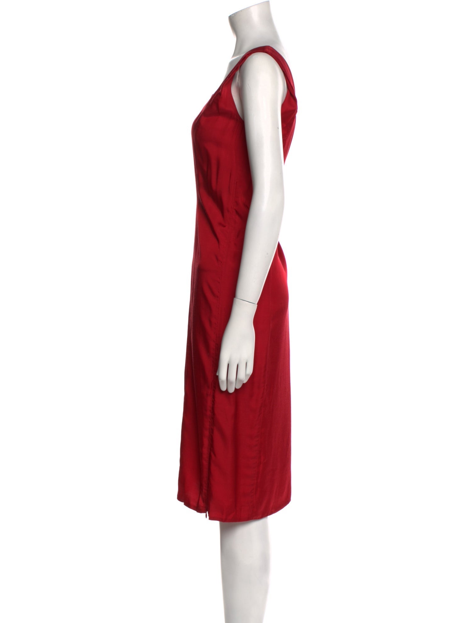 Maison Margiela Square Neckline Midi Length Dress