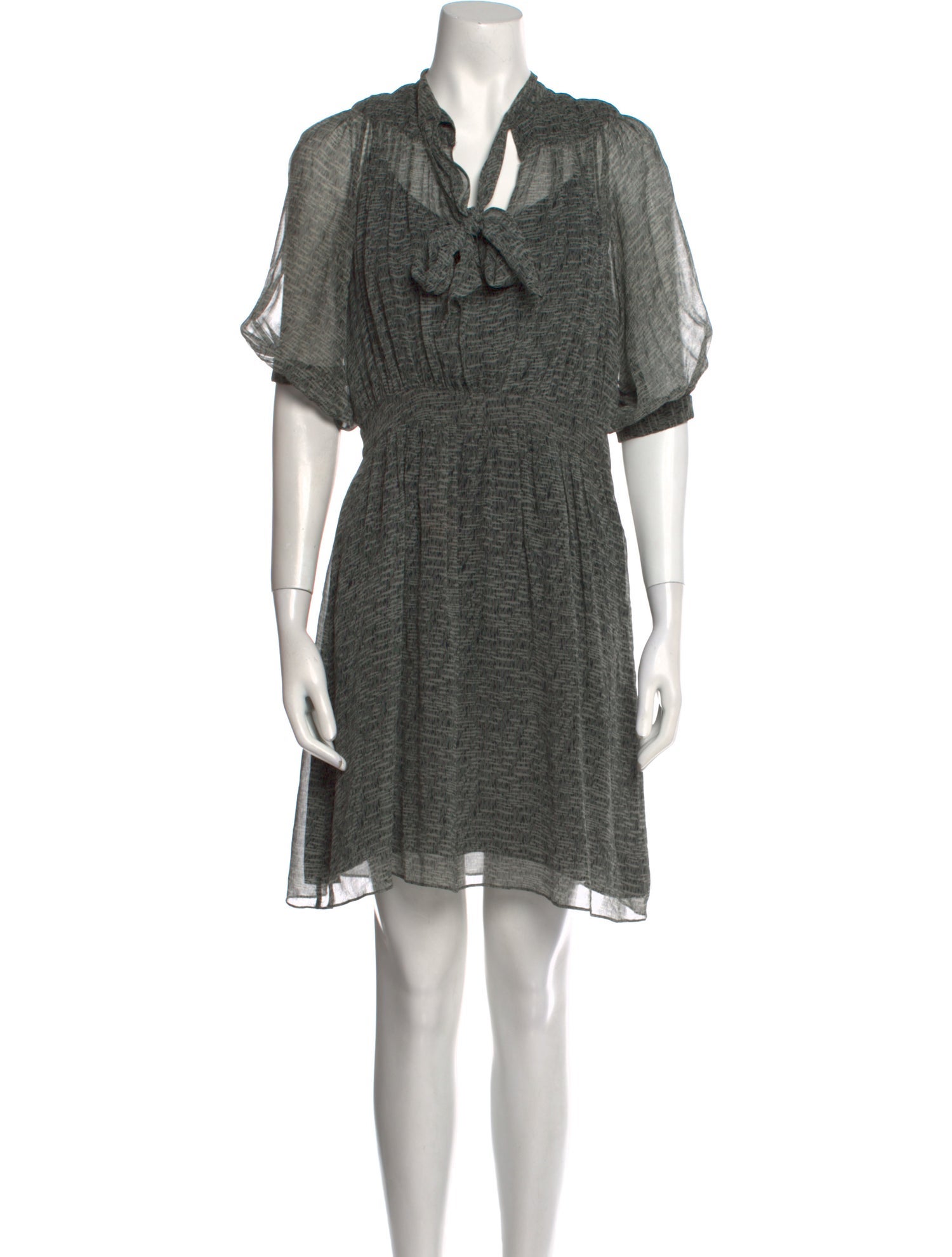 Maison Mayle V-Neck Mini Dress