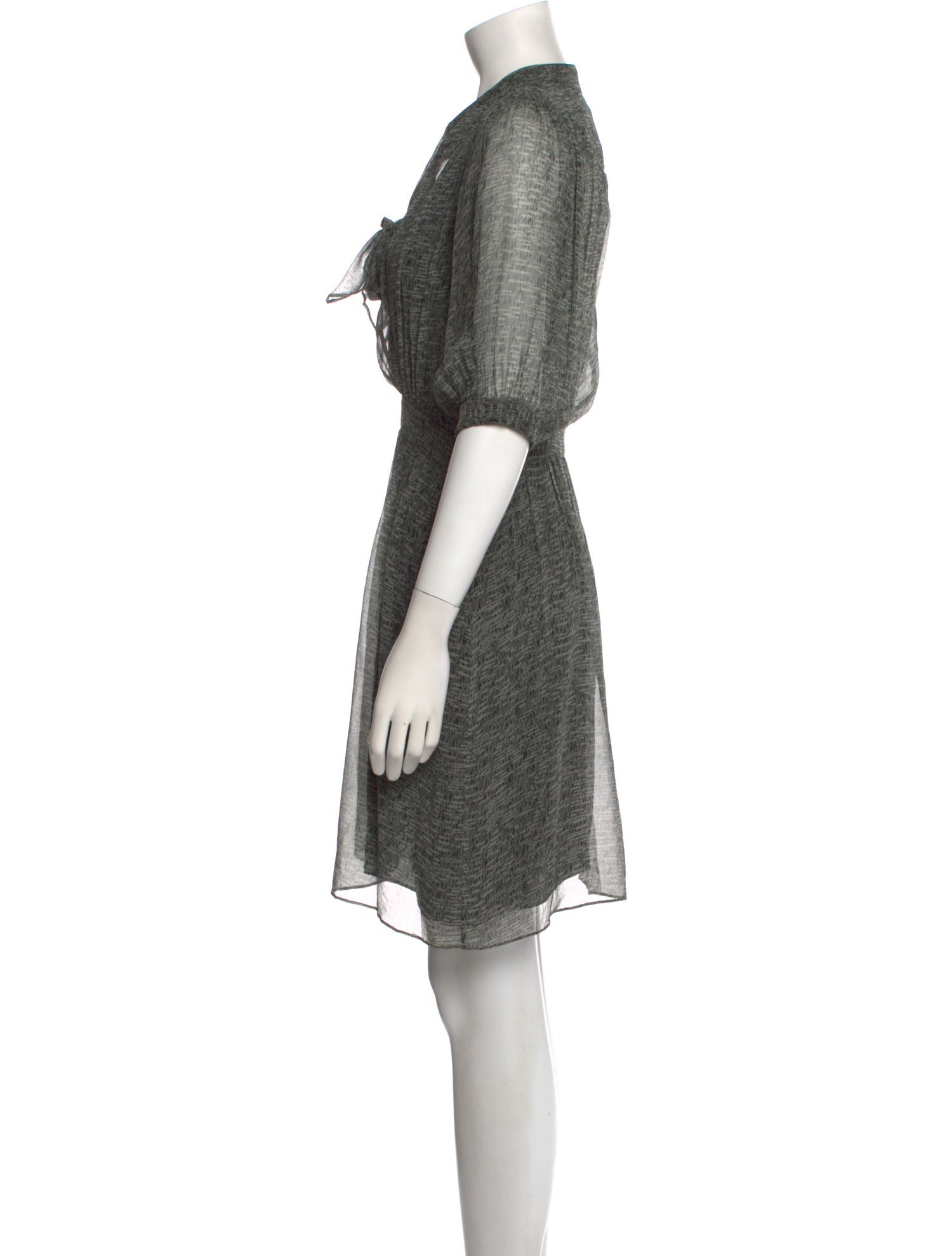 Maison Mayle V-Neck Mini Dress