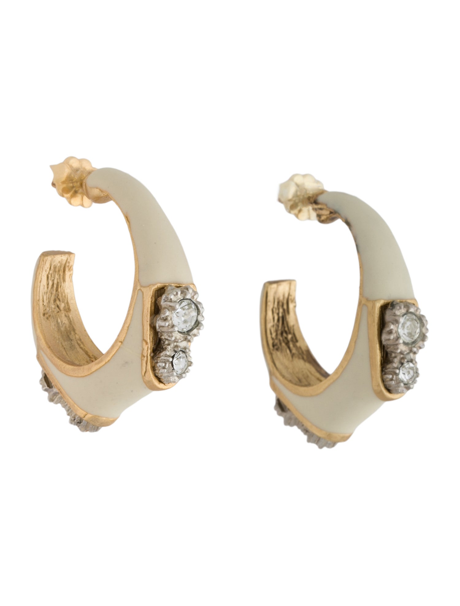 Maison Mayle Twin Comet Hoop Earring