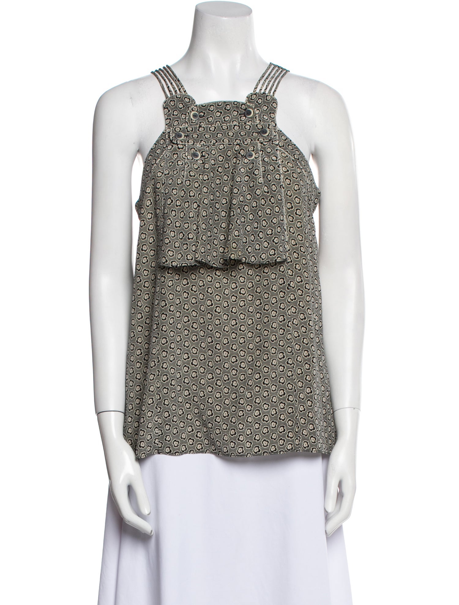 Maison Mayle Silk Printed Blouse