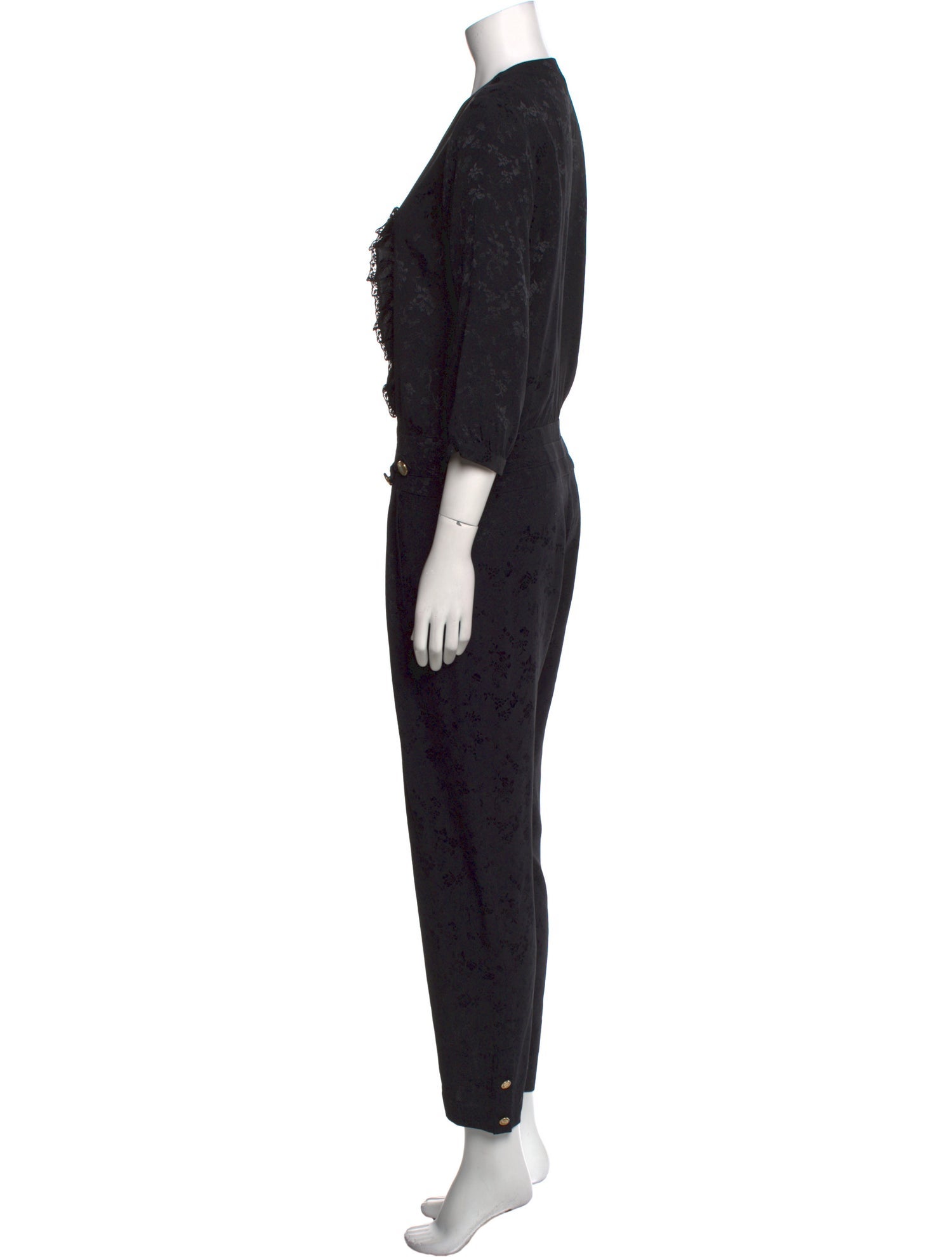 Maison Mayle Silk V-Neck Jumpsuit