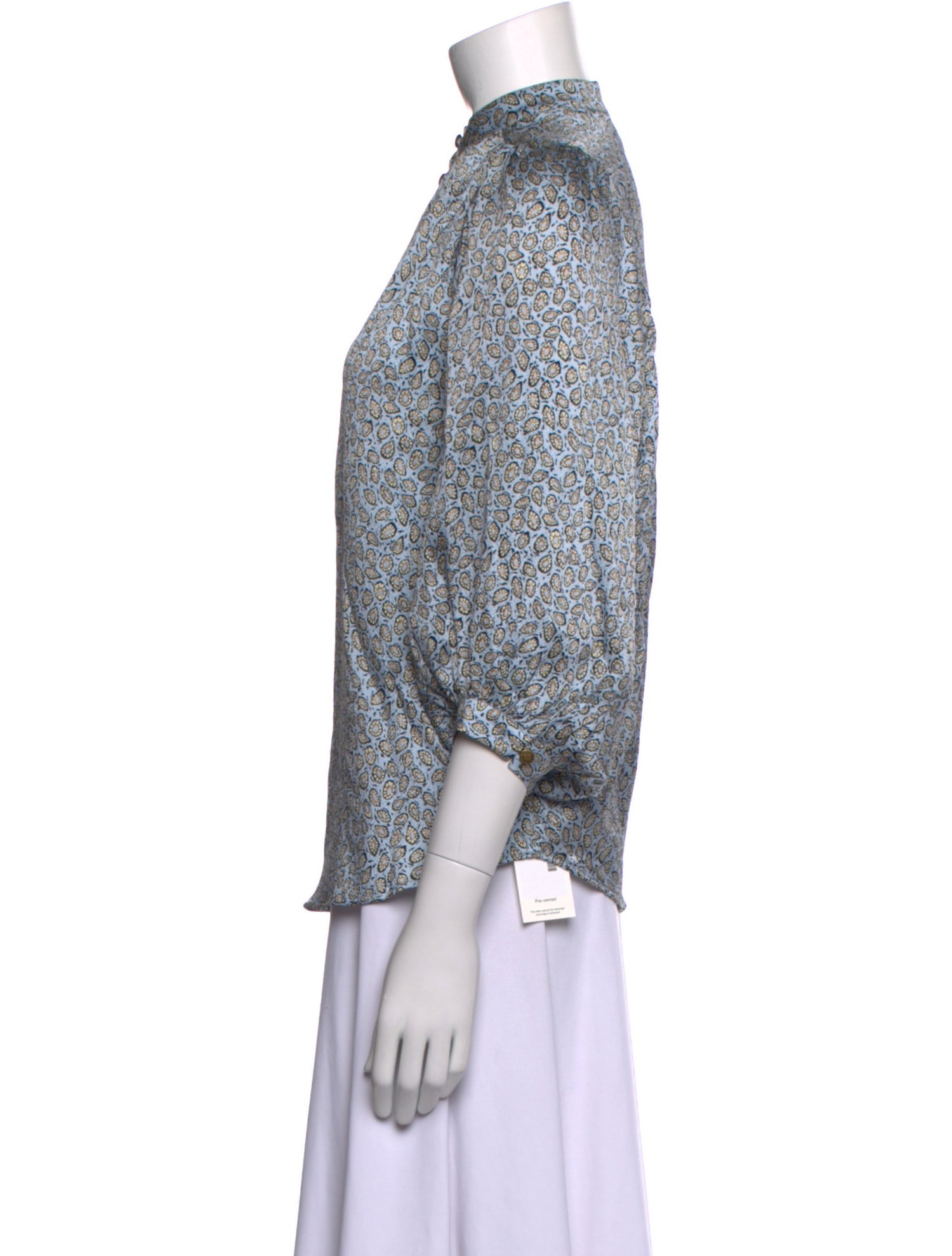 Maison Mayle Silk Printed Blouse