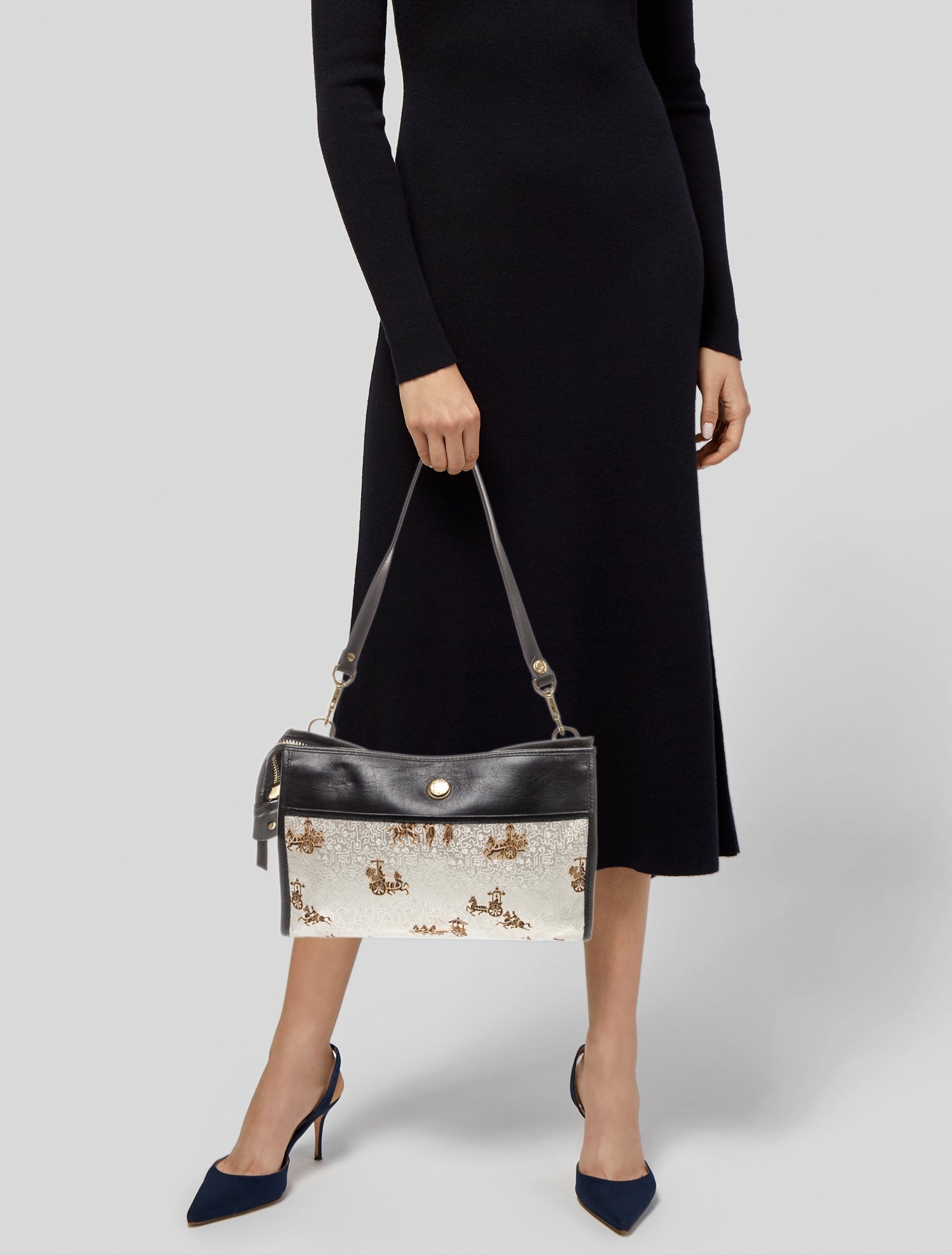 Maison Mayle Leather Shoulder Bag