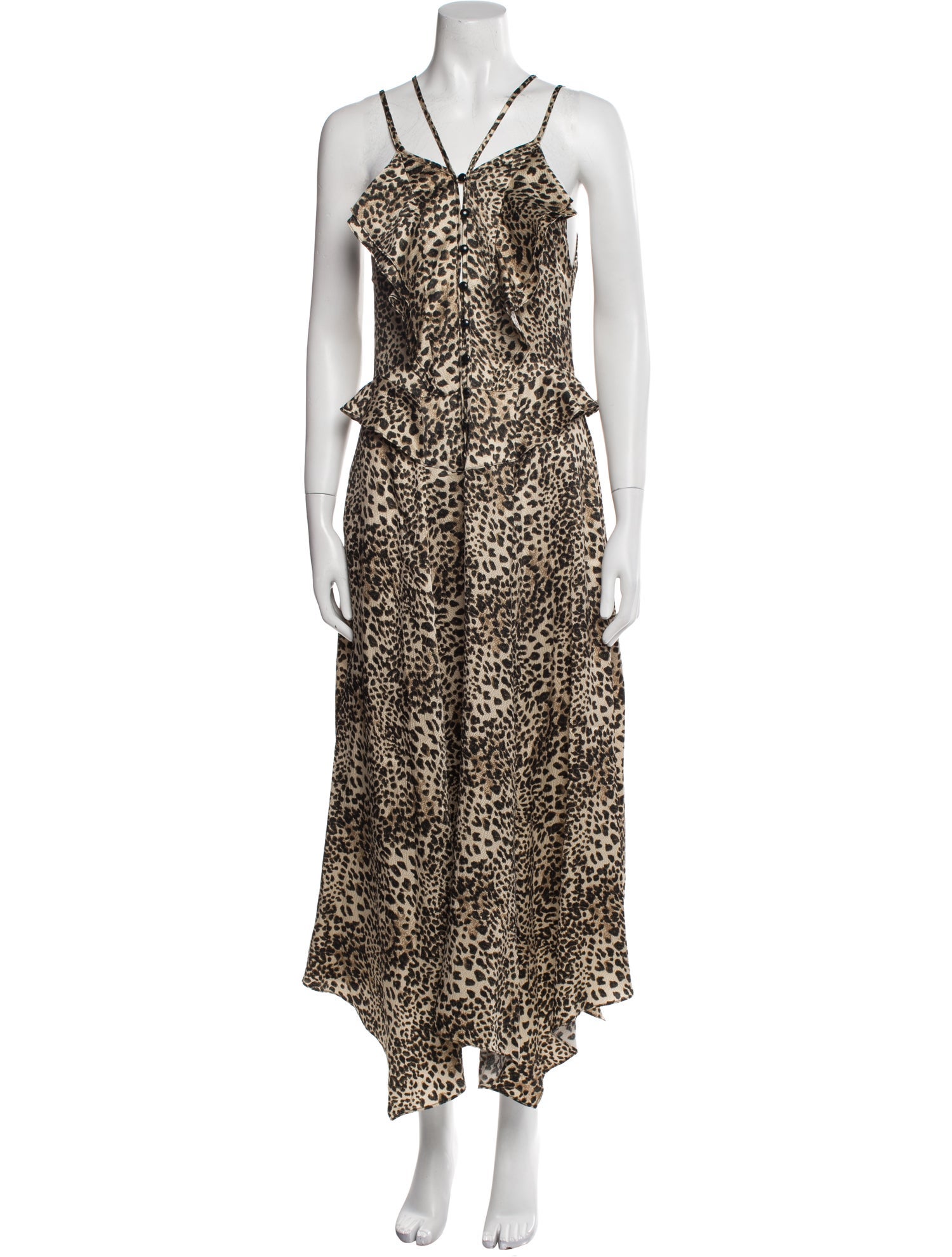 Maison Mayle Silk Long Dress