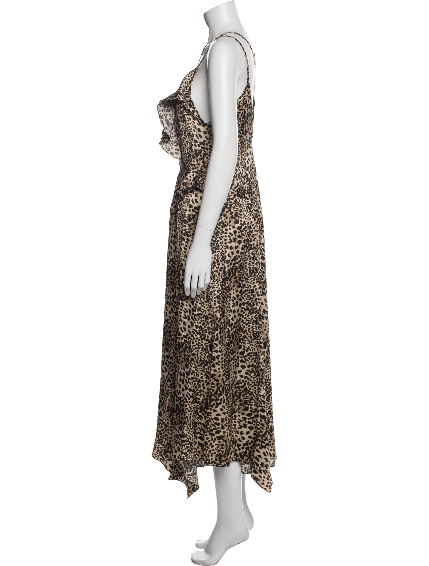 Maison Mayle Silk Long Dress