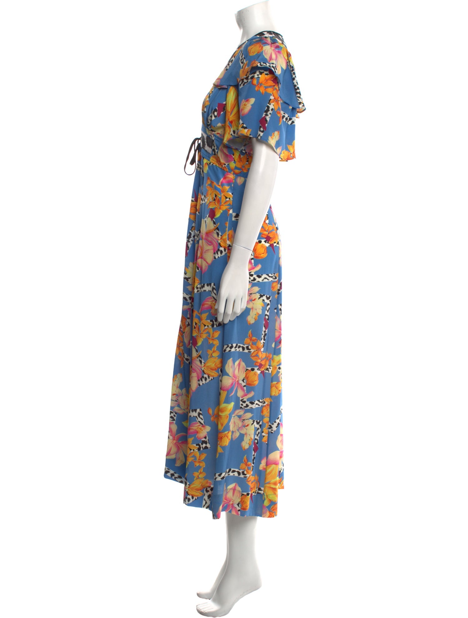 Maison Mayle Silk Long Dress