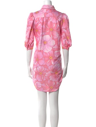 Maison Mayle Floral Print Mini Dress