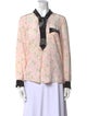 Maison Mayle Silk Floral Print Button-Up Top
