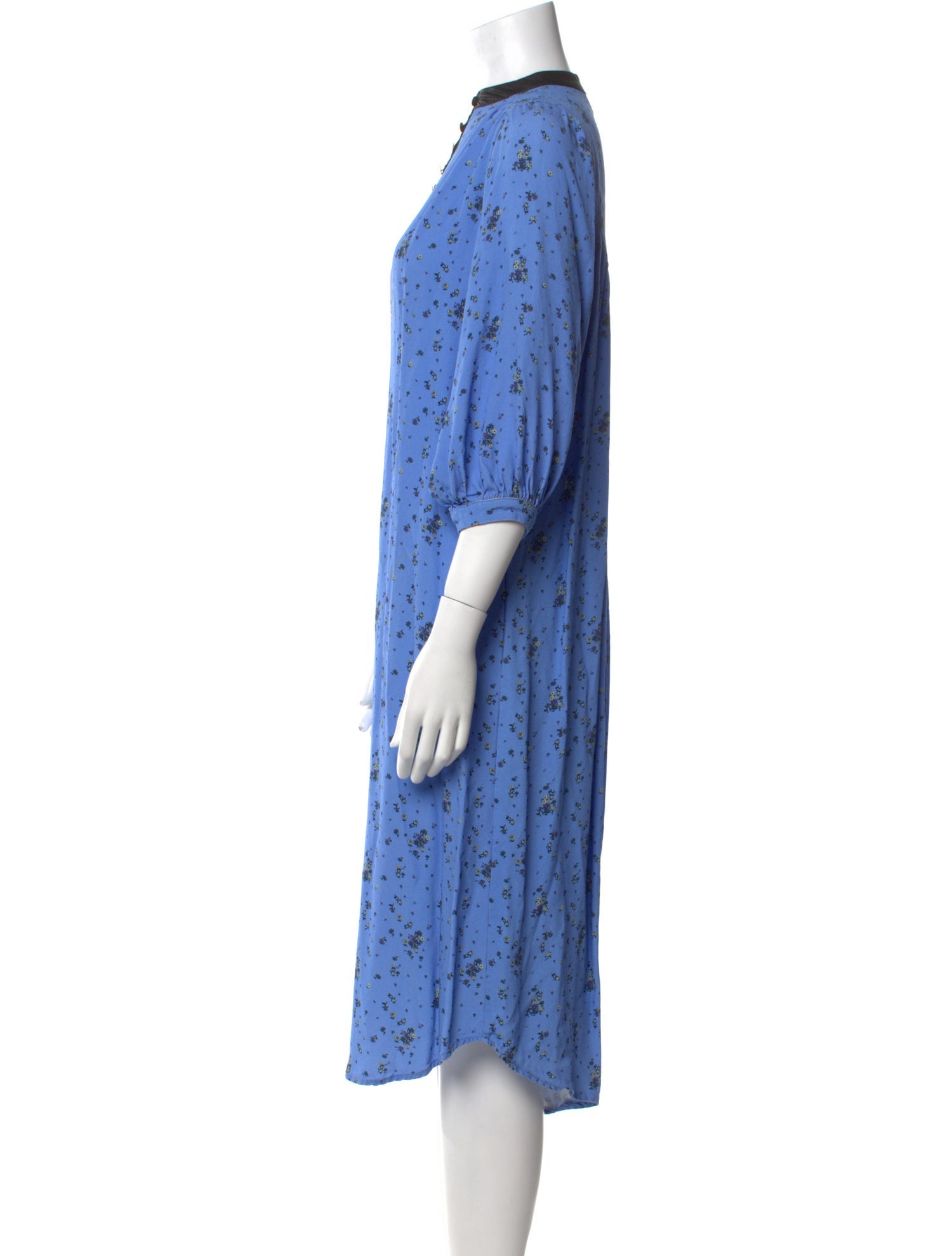 Maison Mayle Floral Print Midi Length Dress