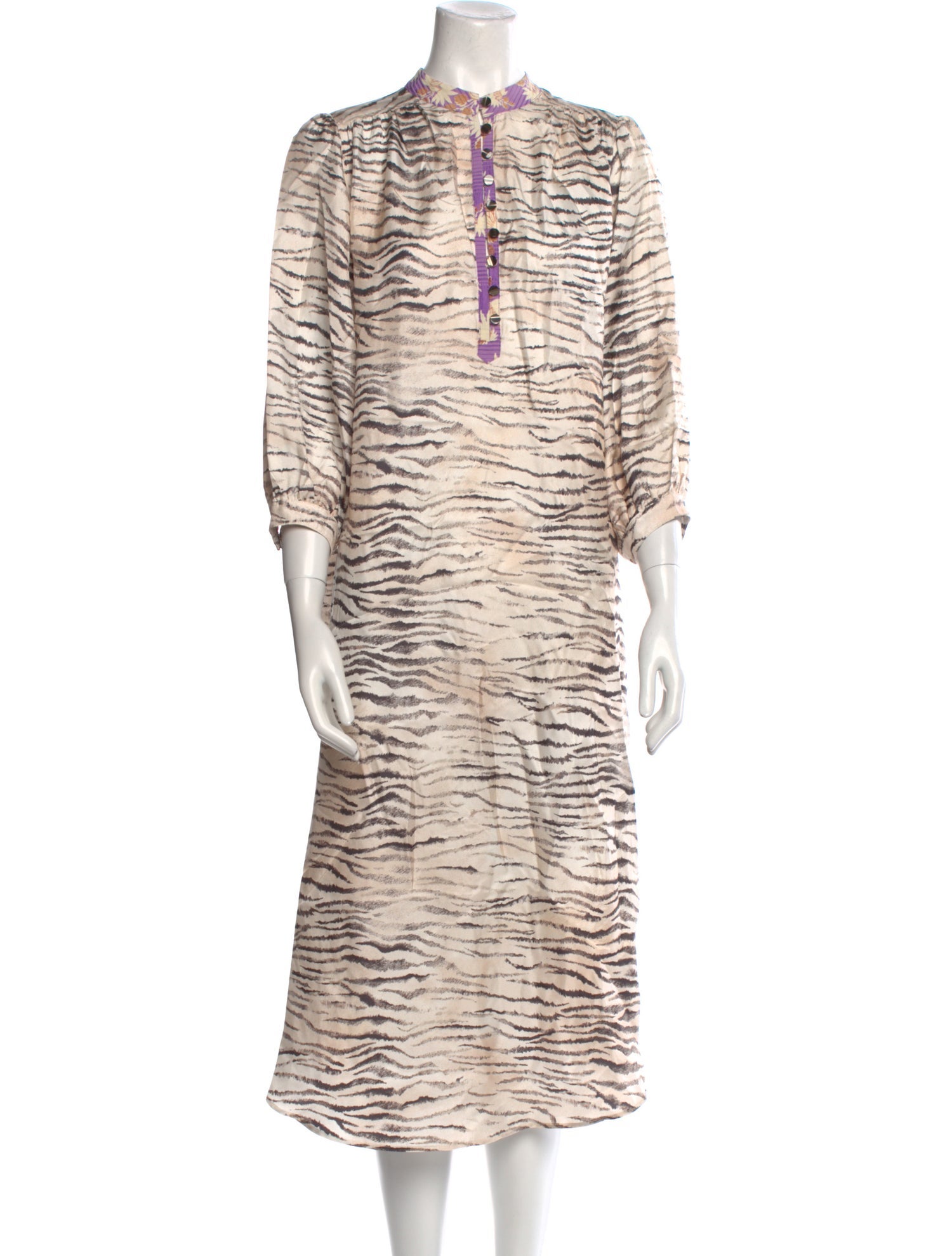 Maison Mayle Silk Long Dress