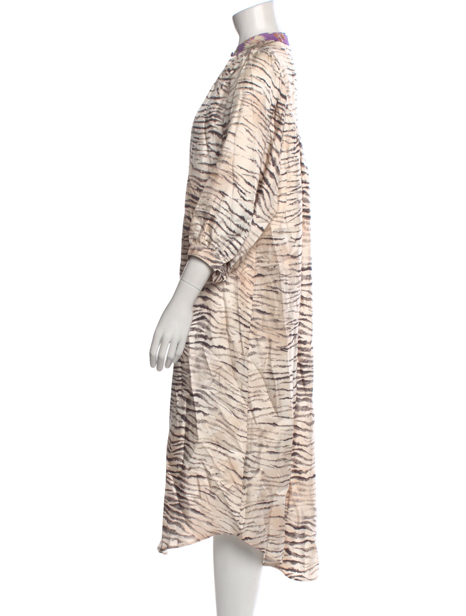 Maison Mayle Silk Long Dress